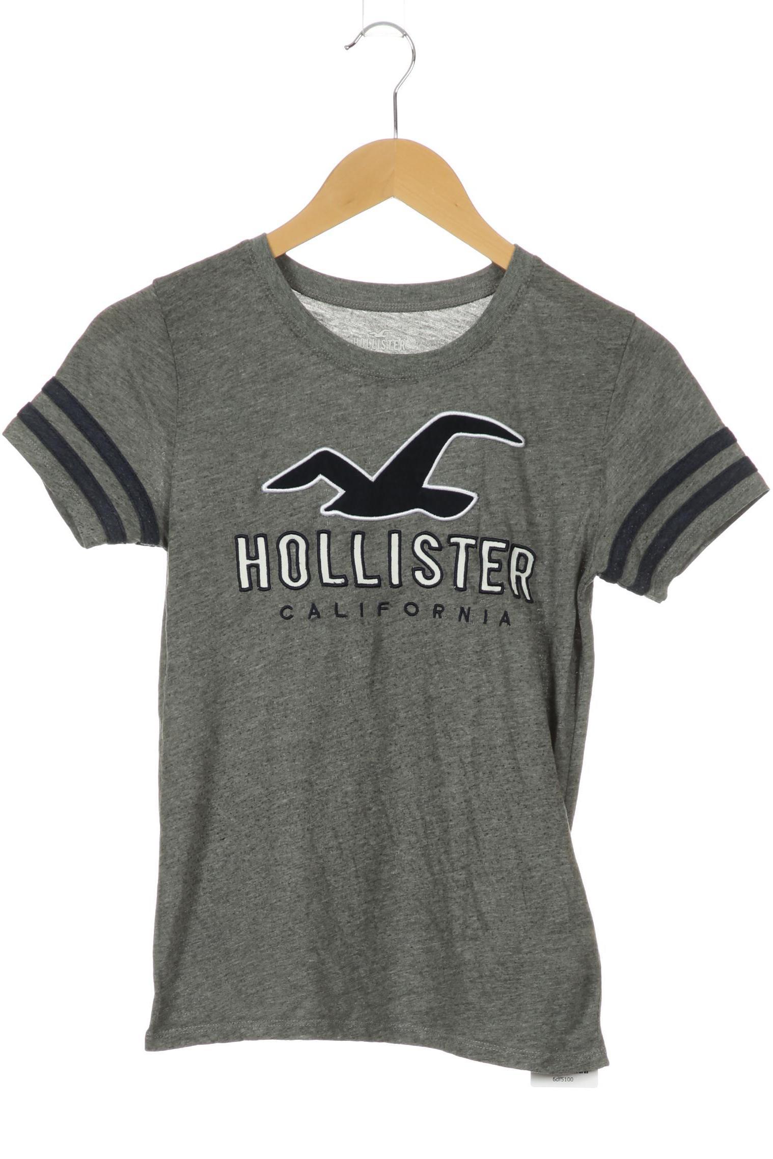 

Hollister Damen T-Shirt, grau, Gr.