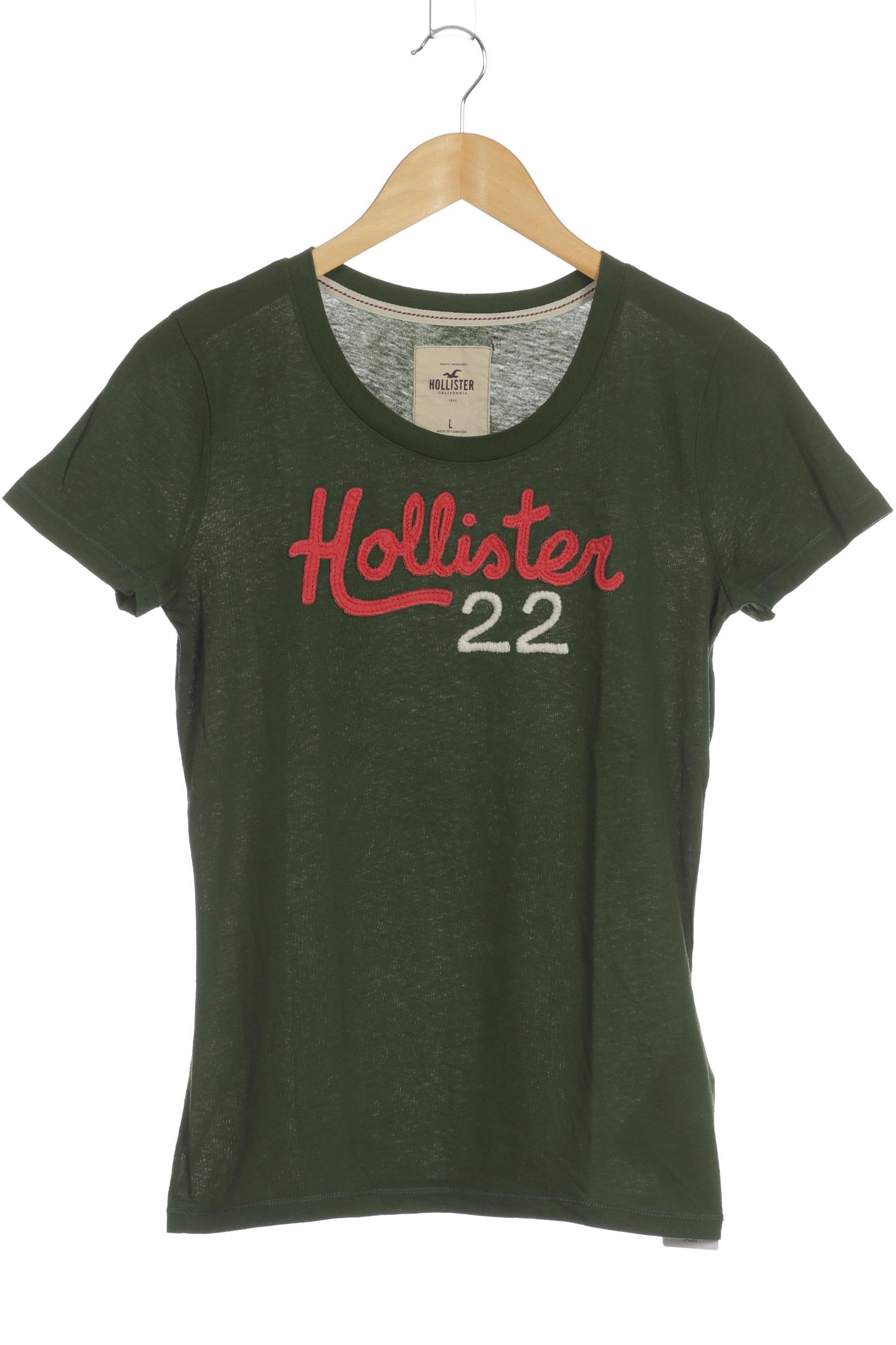 

Hollister Damen T-Shirt, grün, Gr.