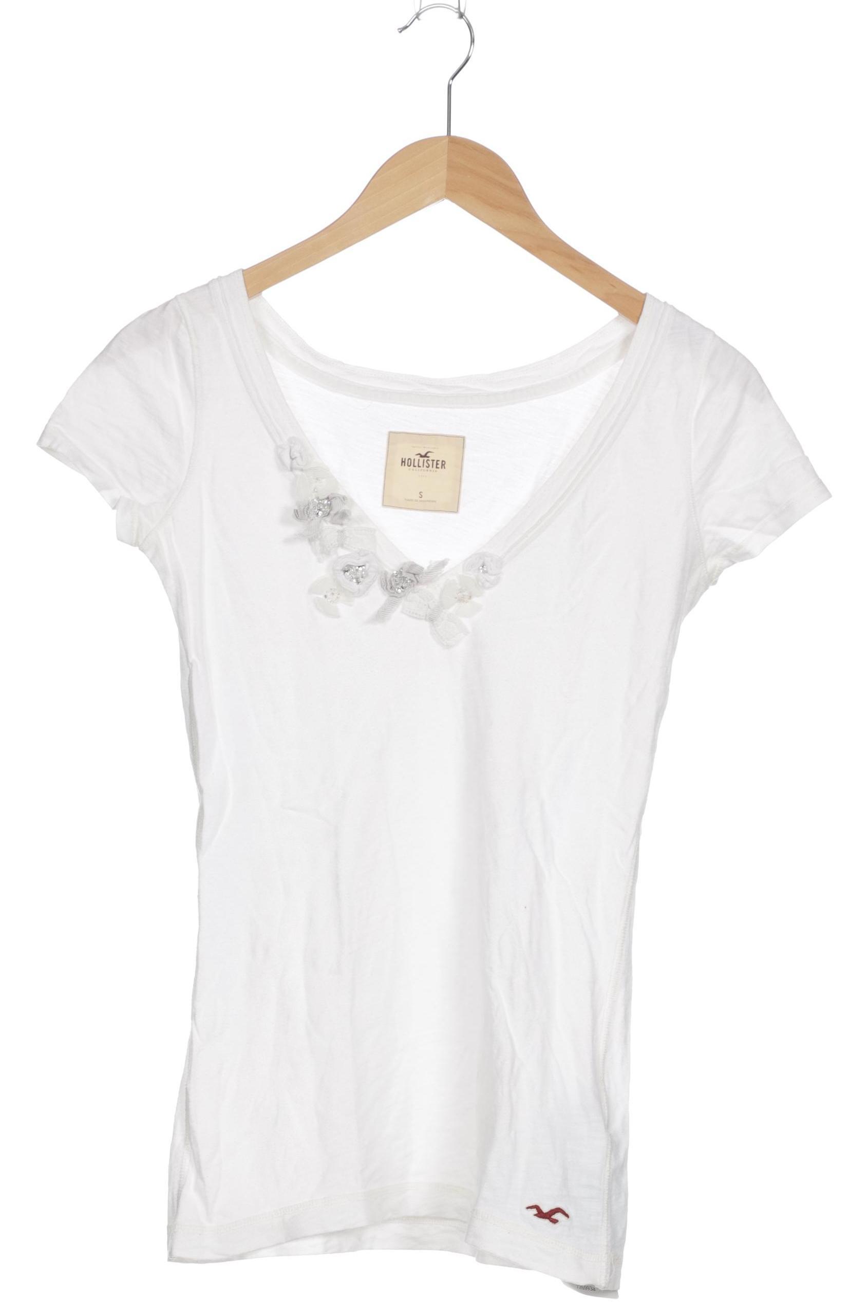 

Hollister Damen T-Shirt, weiß, Gr.