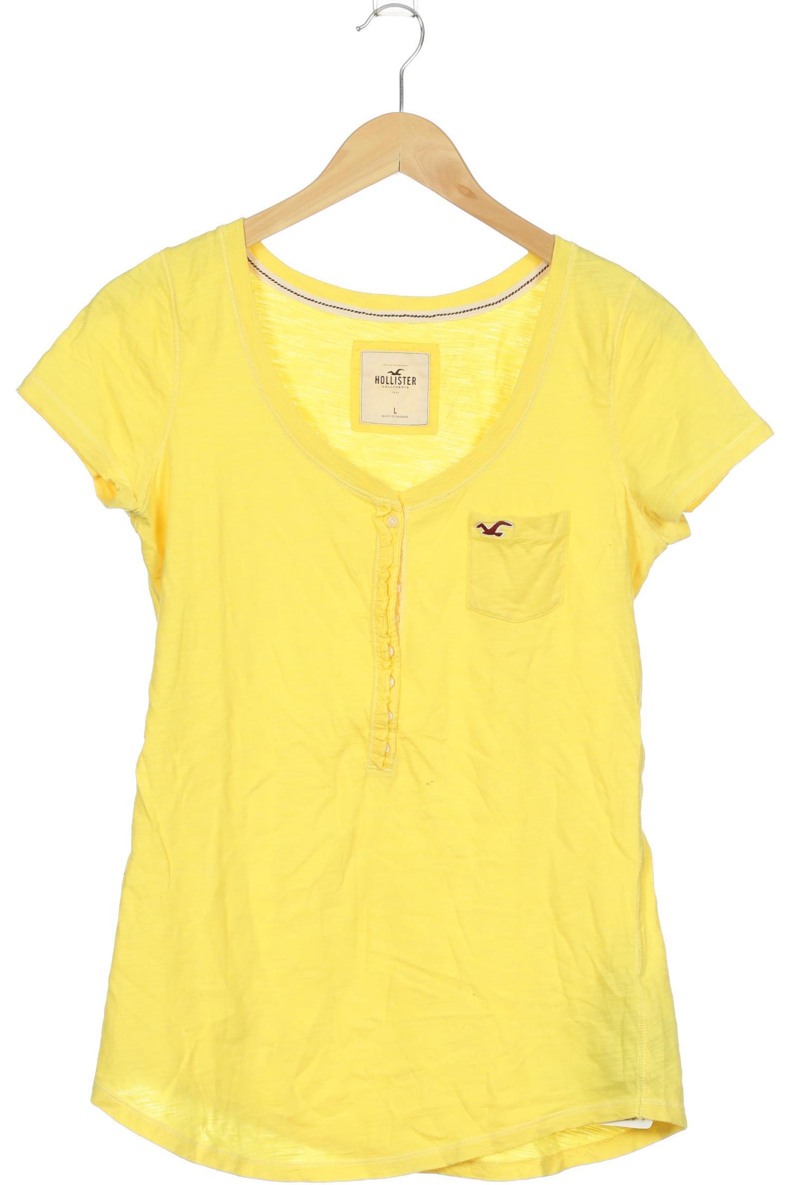 

Hollister Damen T-Shirt, gelb, Gr.