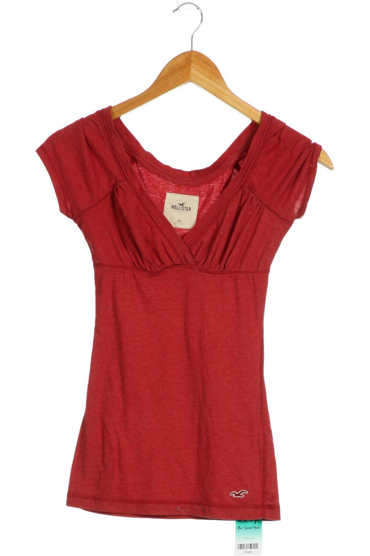 

Hollister Damen T-Shirt, rot, Gr.