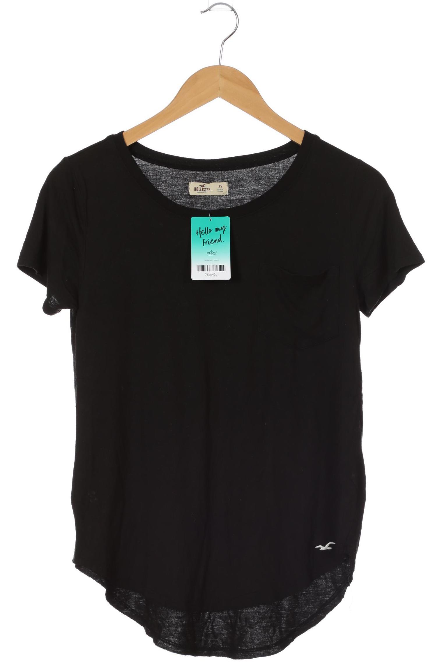 

Hollister Damen T-Shirt, schwarz, Gr.