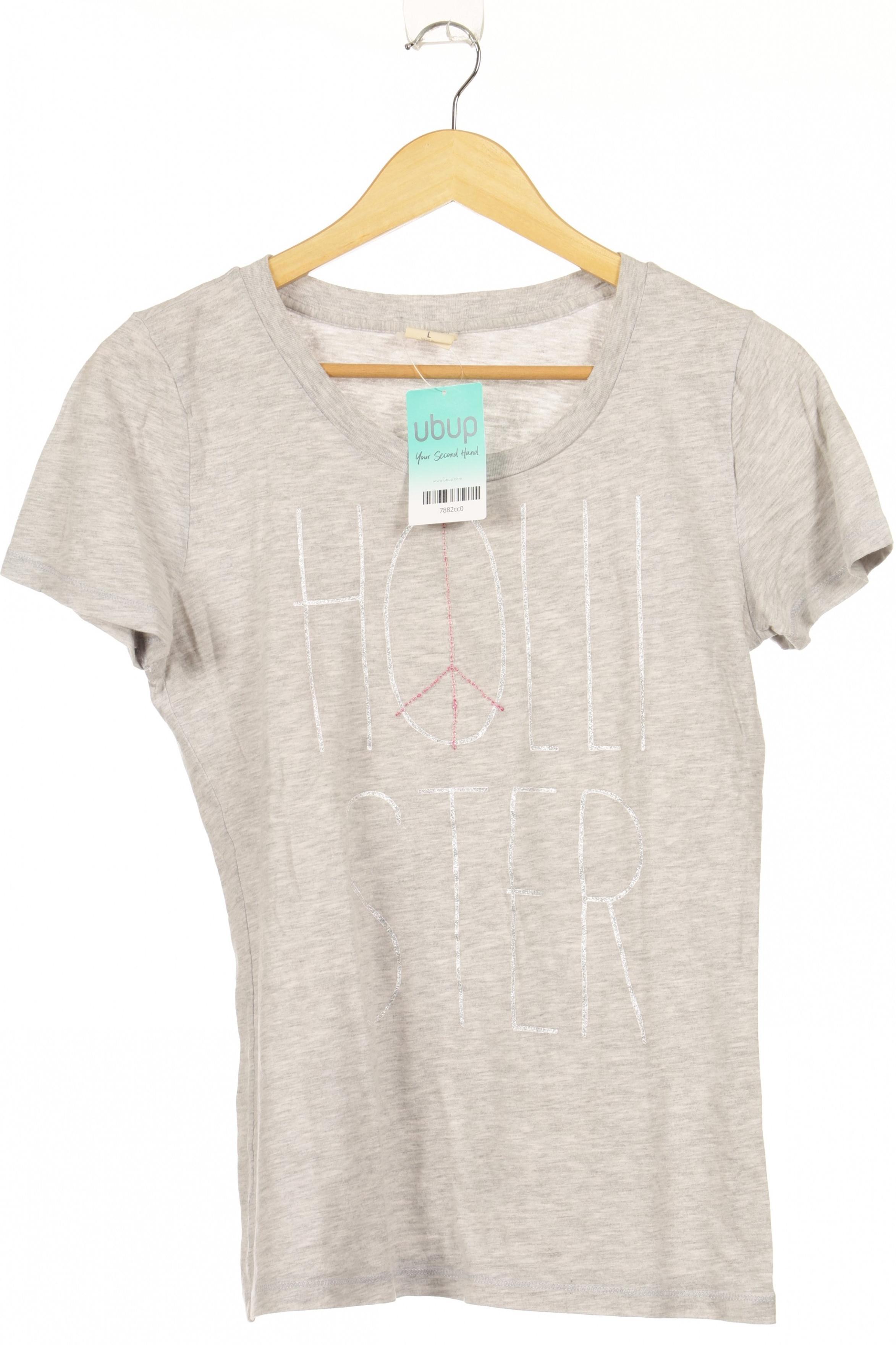 

Hollister Damen T-Shirt, grau, Gr.