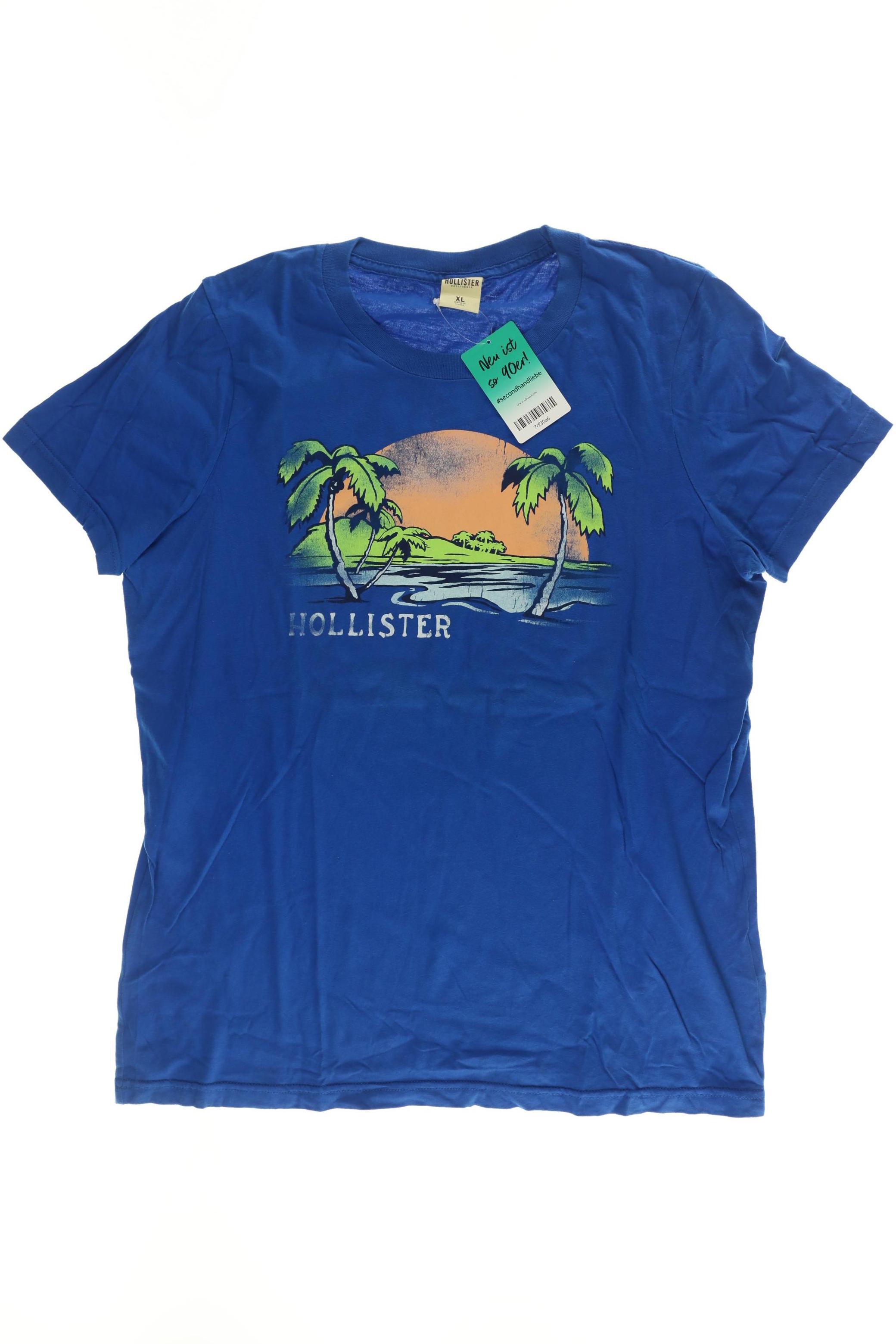 

Hollister Damen T-Shirt, blau, Gr.