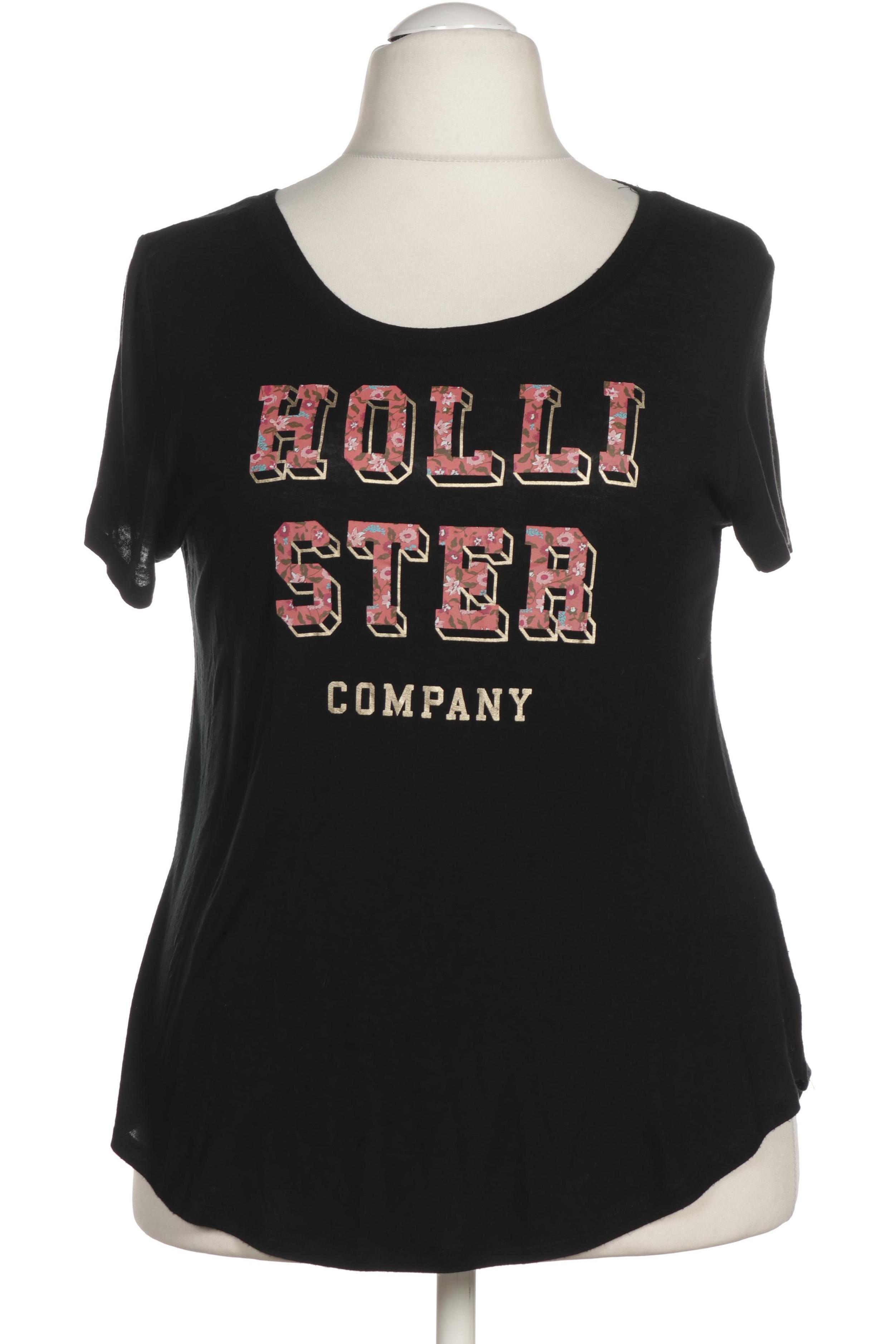 

Hollister Damen T-Shirt, schwarz, Gr.