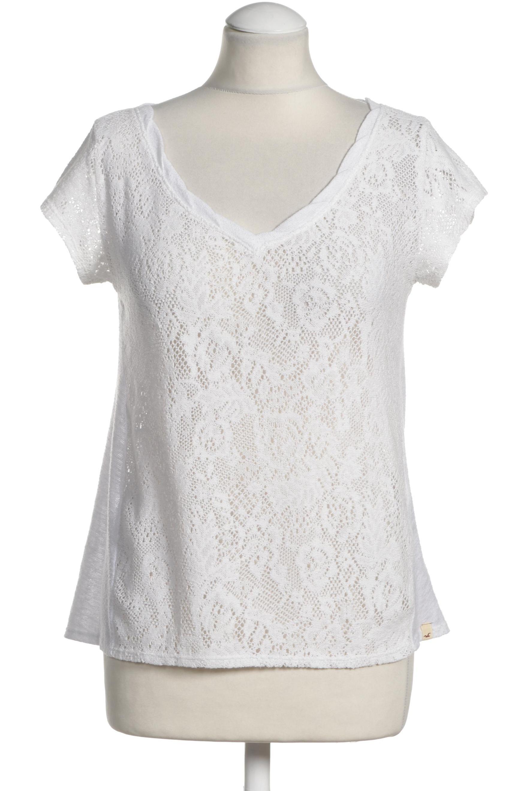 

Hollister Damen T-Shirt, weiß, Gr.