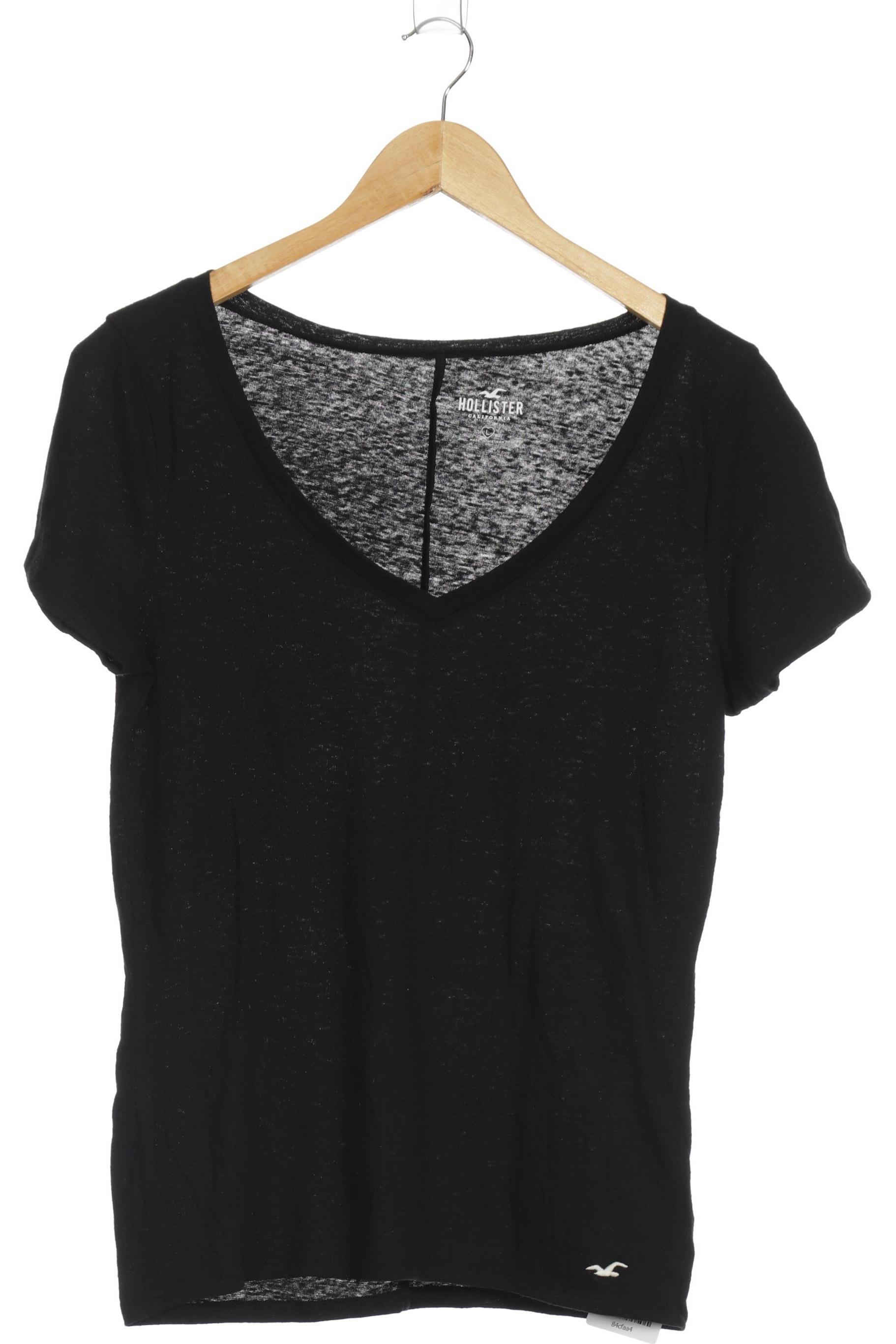 

Hollister Damen T-Shirt, schwarz, Gr.