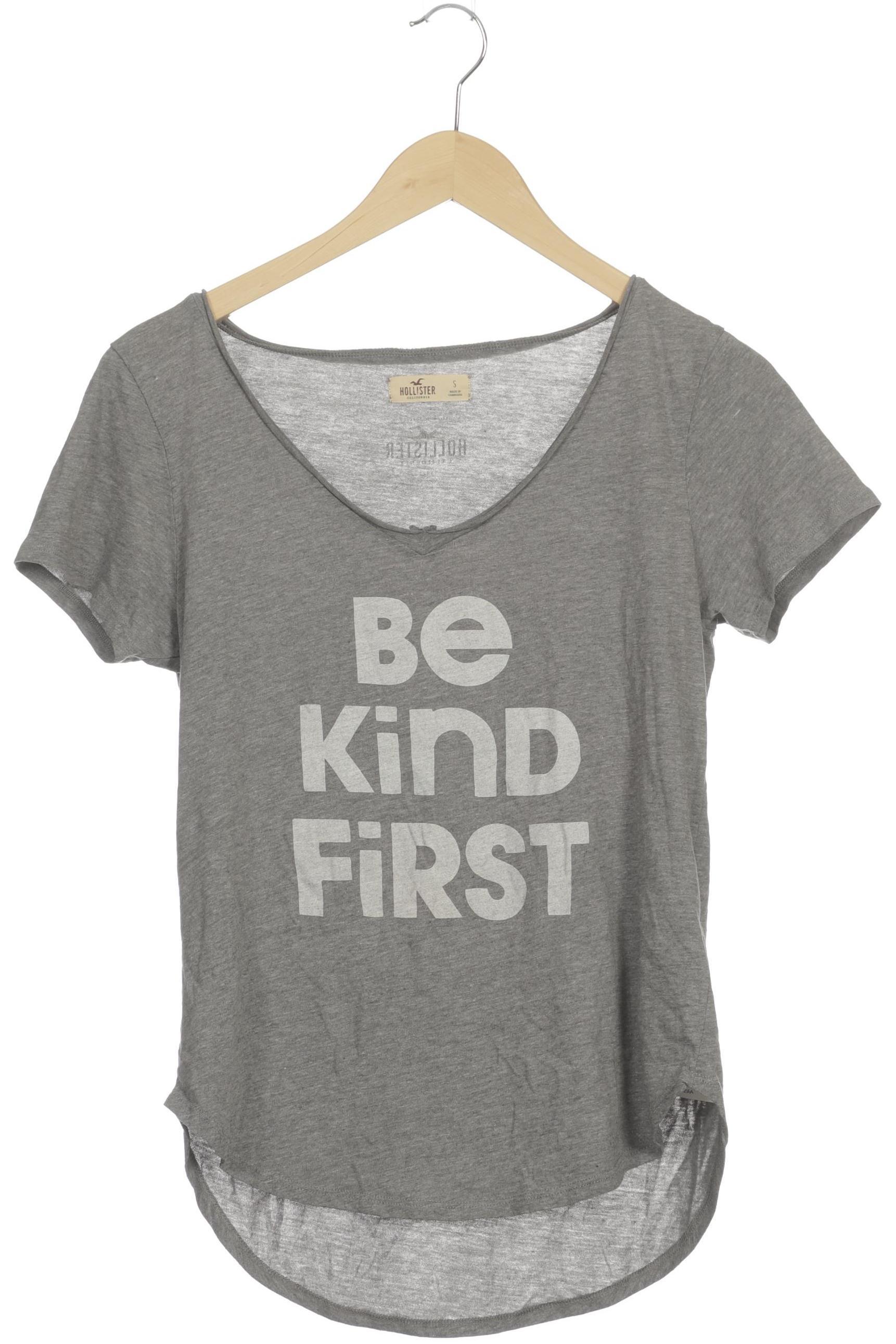 

Hollister Damen T-Shirt, grau, Gr.