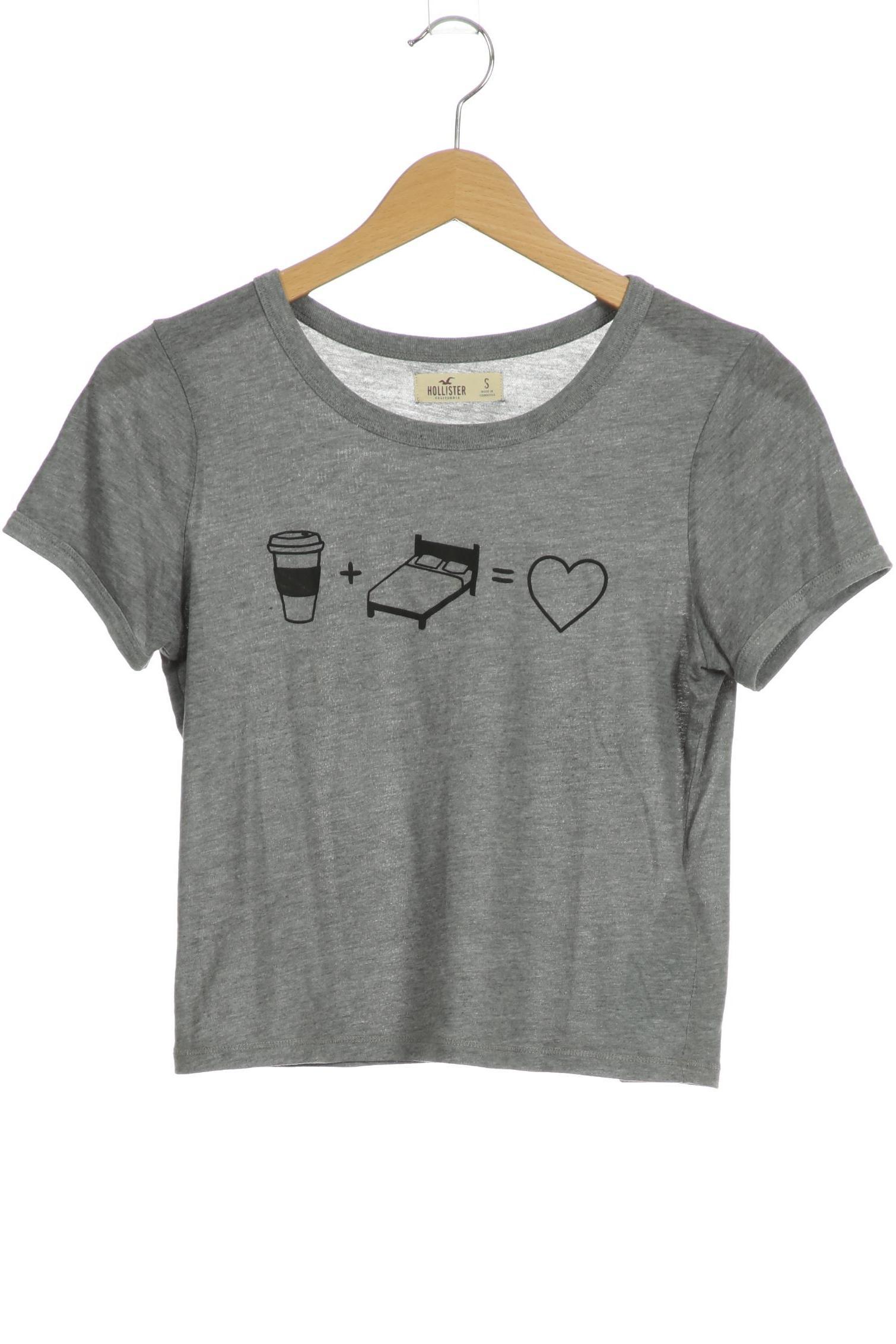 

Hollister Damen T-Shirt, grau, Gr.