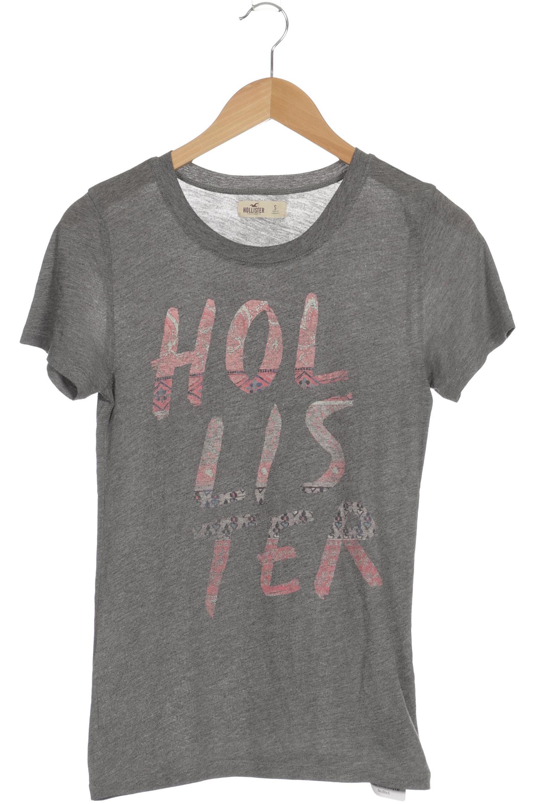 

Hollister Damen T-Shirt, grau, Gr.