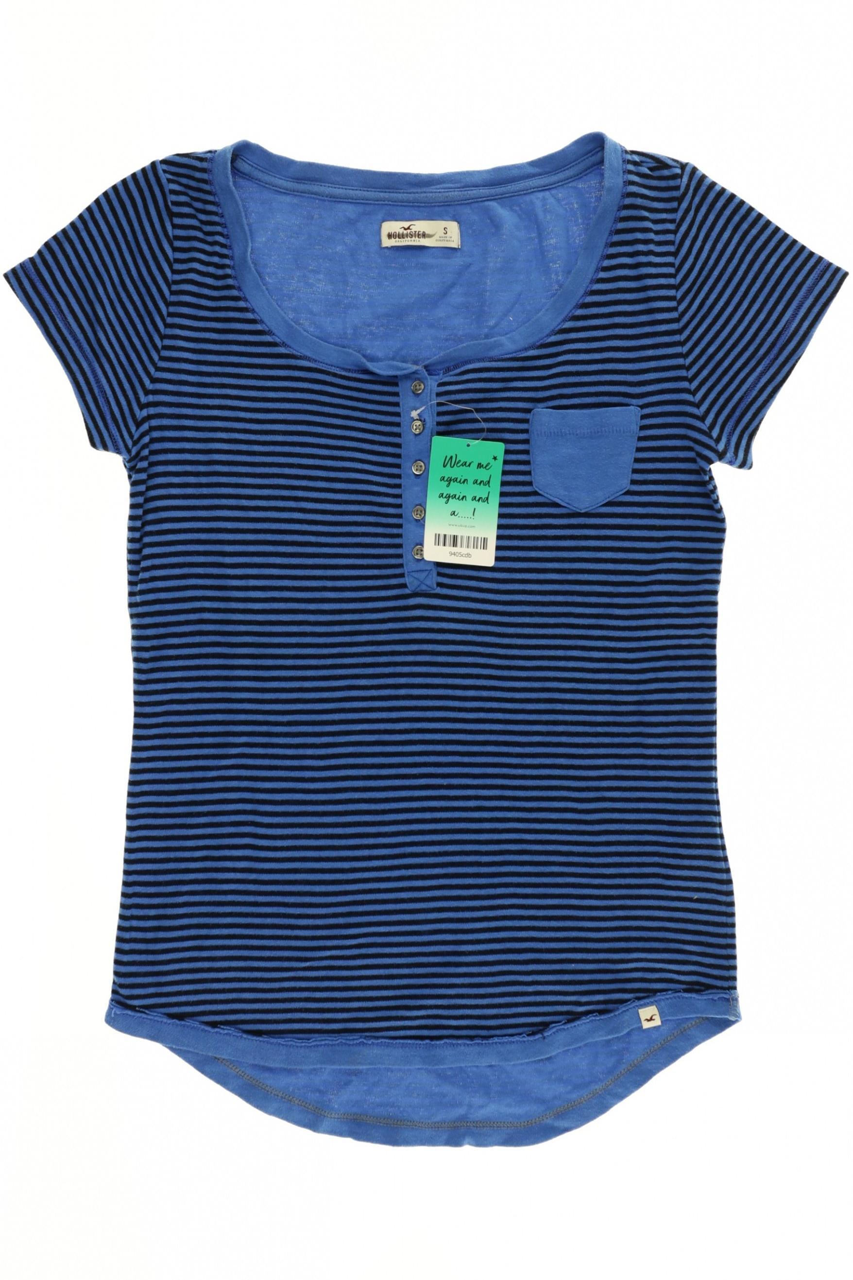 

Hollister Damen T-Shirt, blau, Gr.