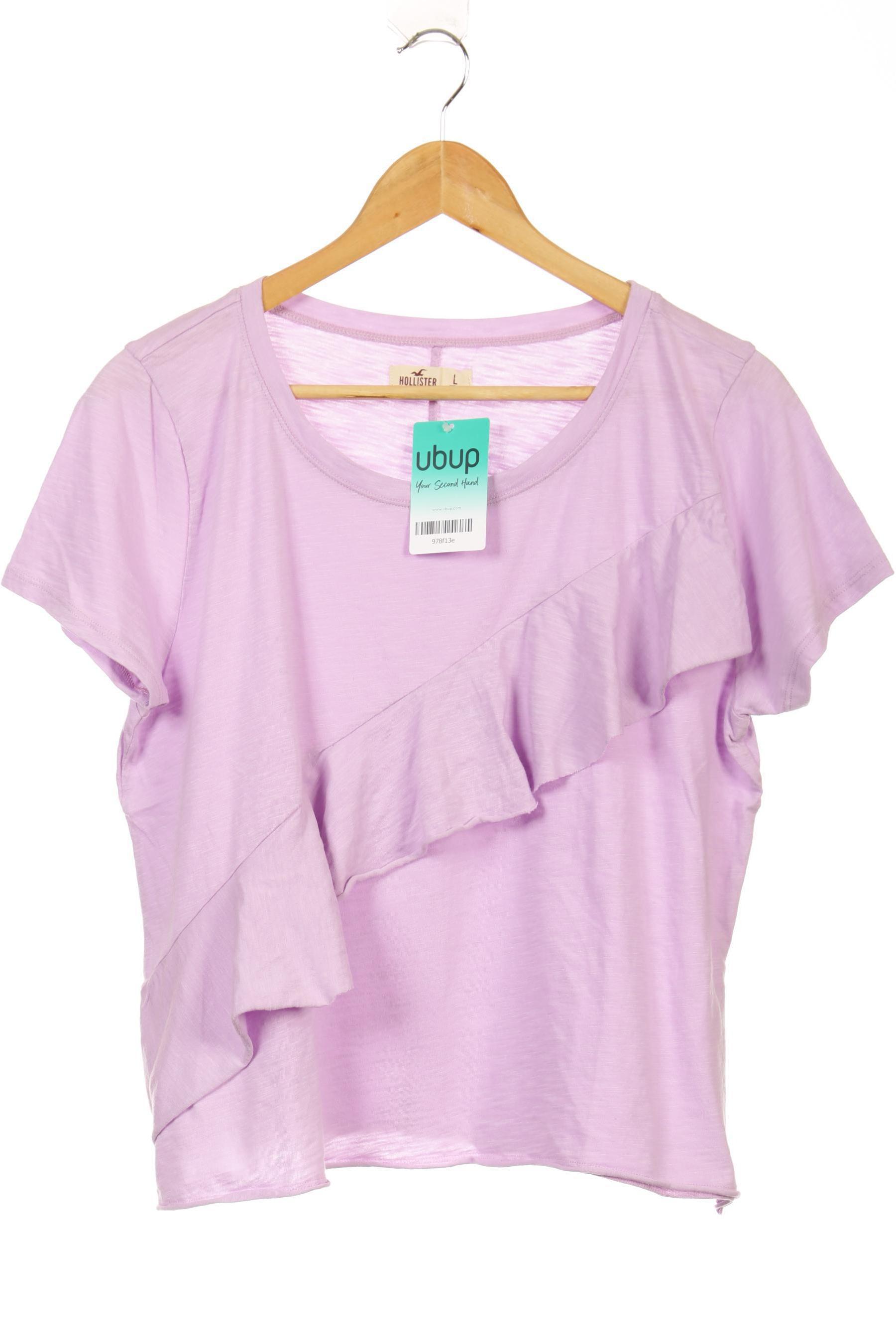 

Hollister Damen T-Shirt, lila, Gr.