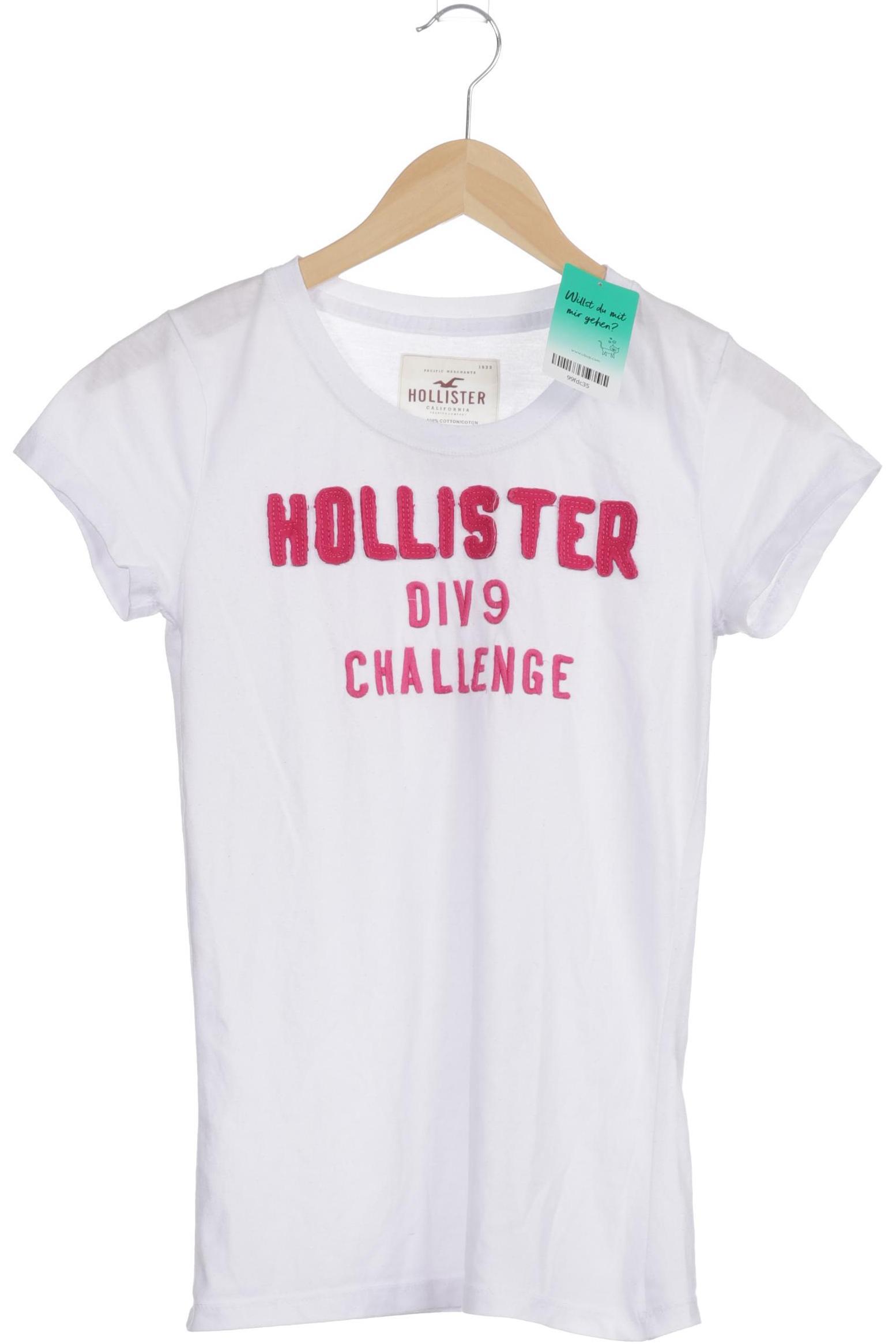 

Hollister Damen T-Shirt, weiß, Gr.