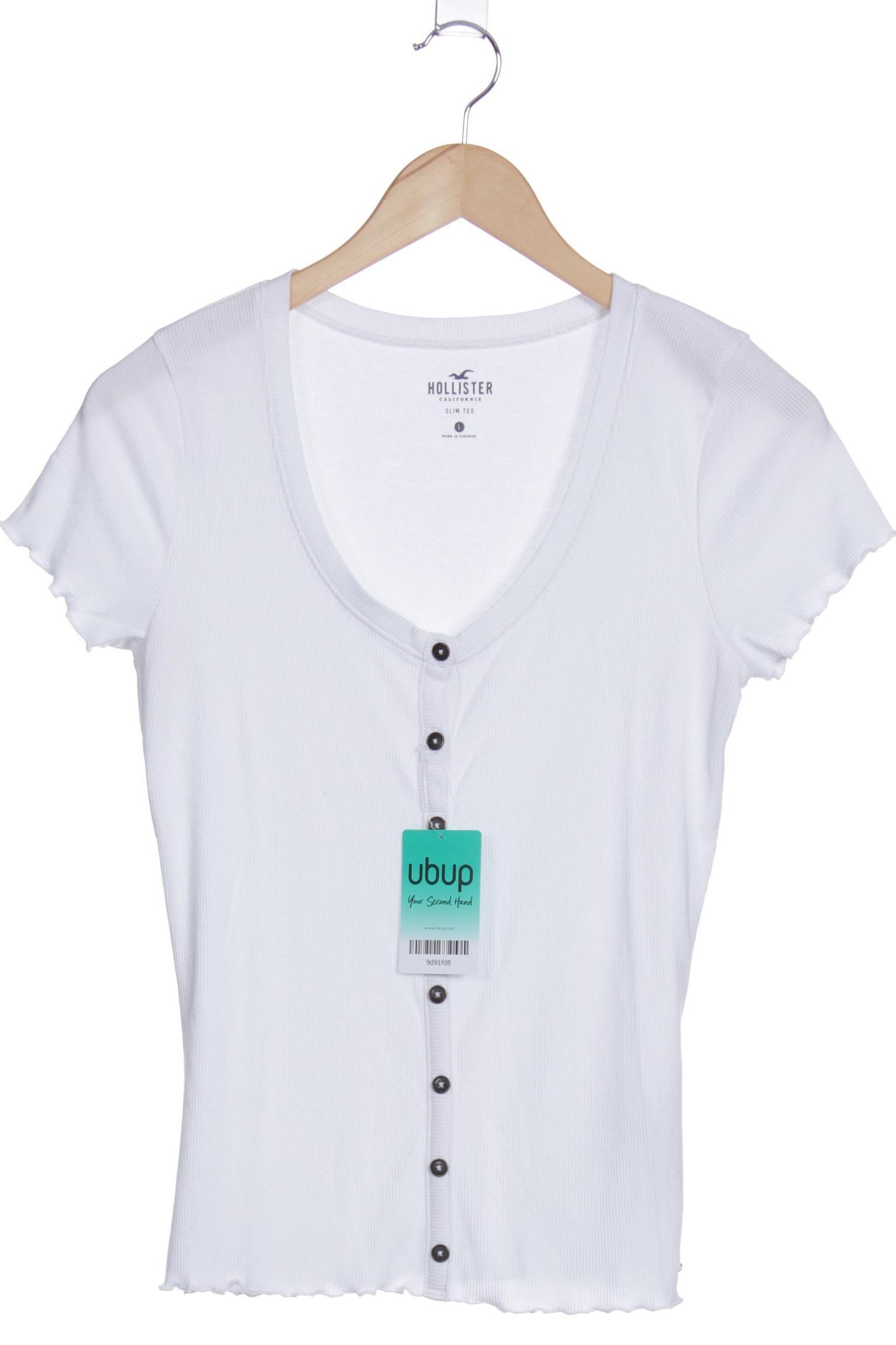 

Hollister Damen T-Shirt, weiß, Gr.