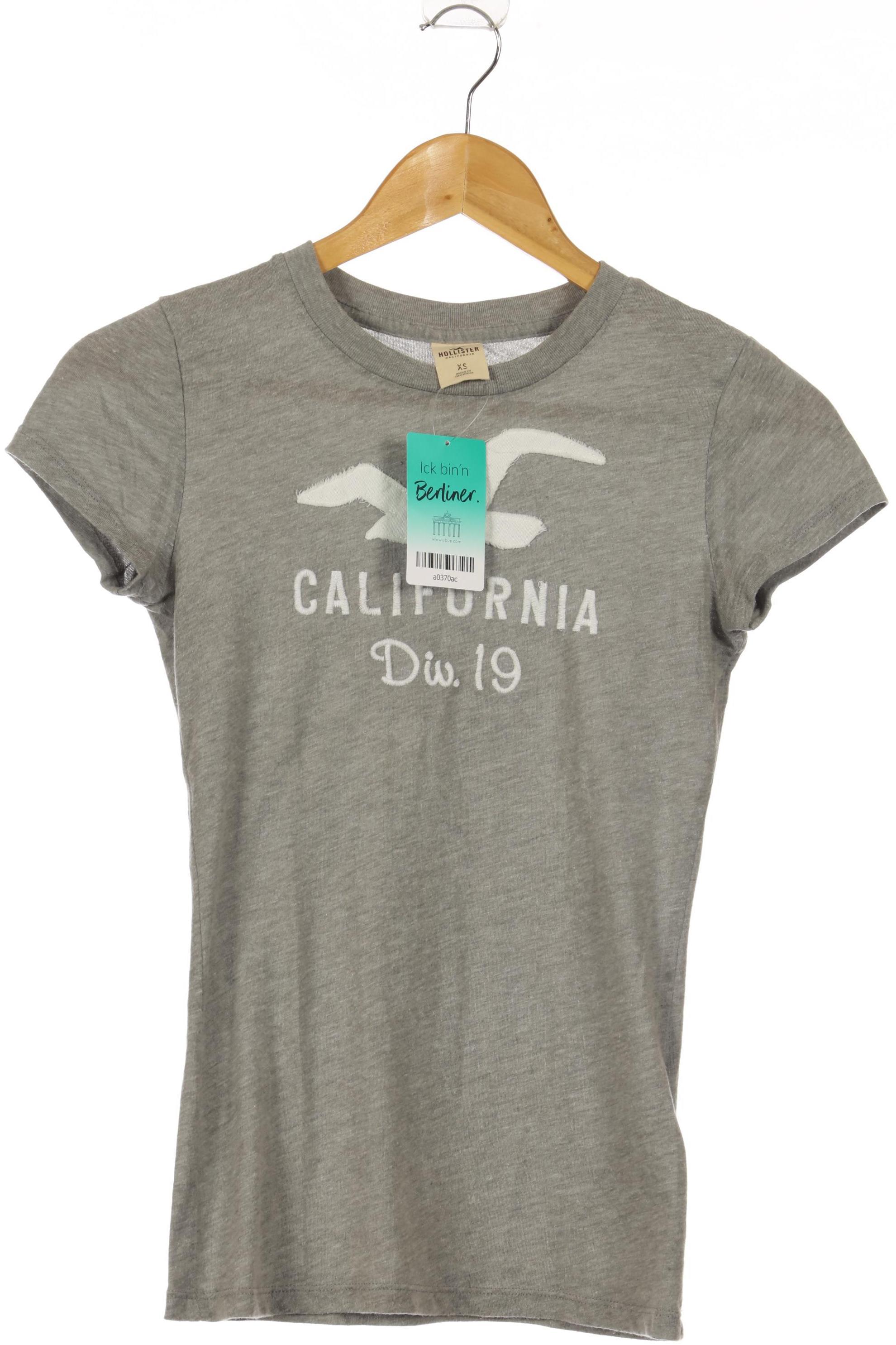 

Hollister Damen T-Shirt, grau, Gr.