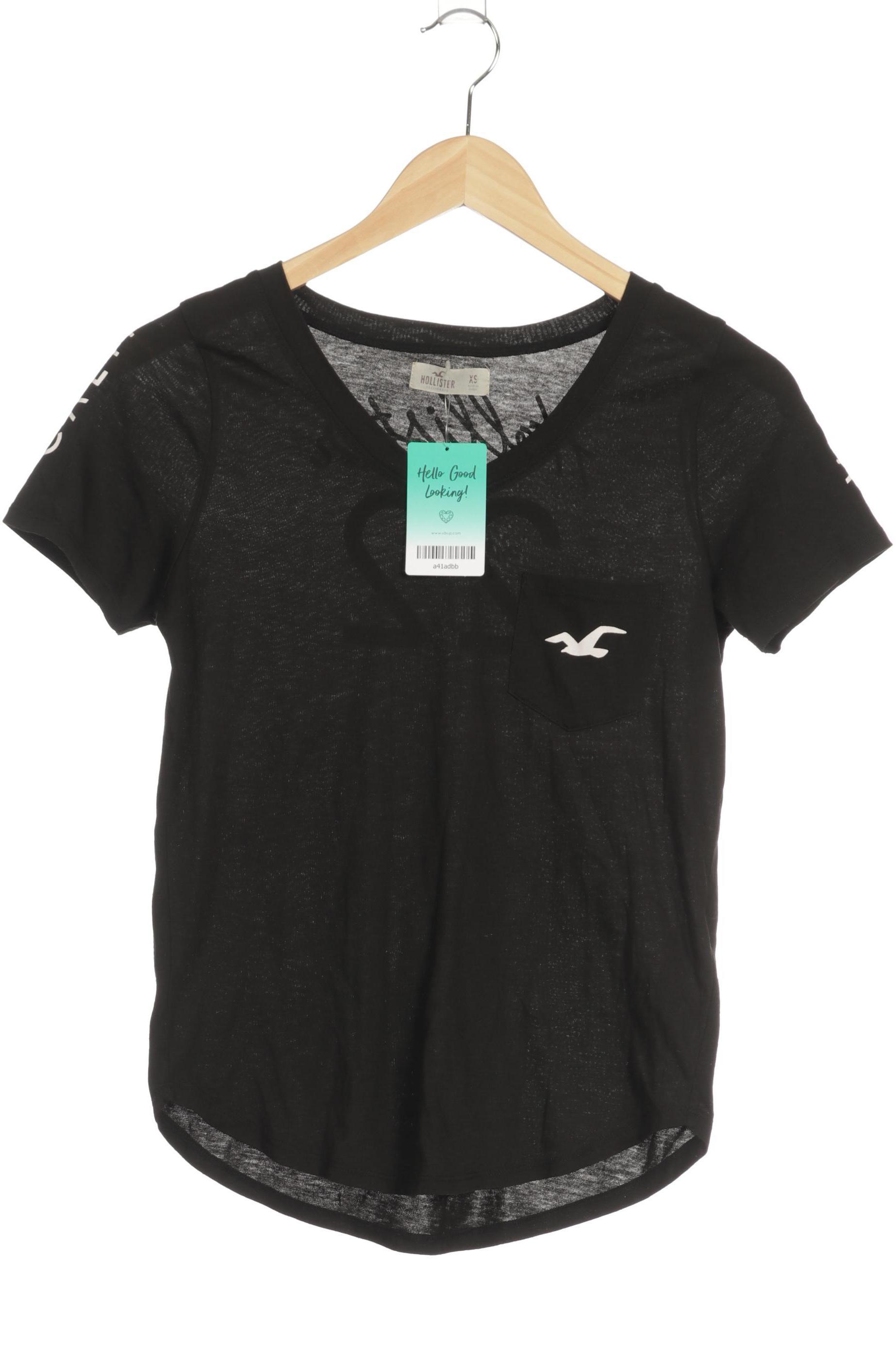 

Hollister Damen T-Shirt, schwarz, Gr.