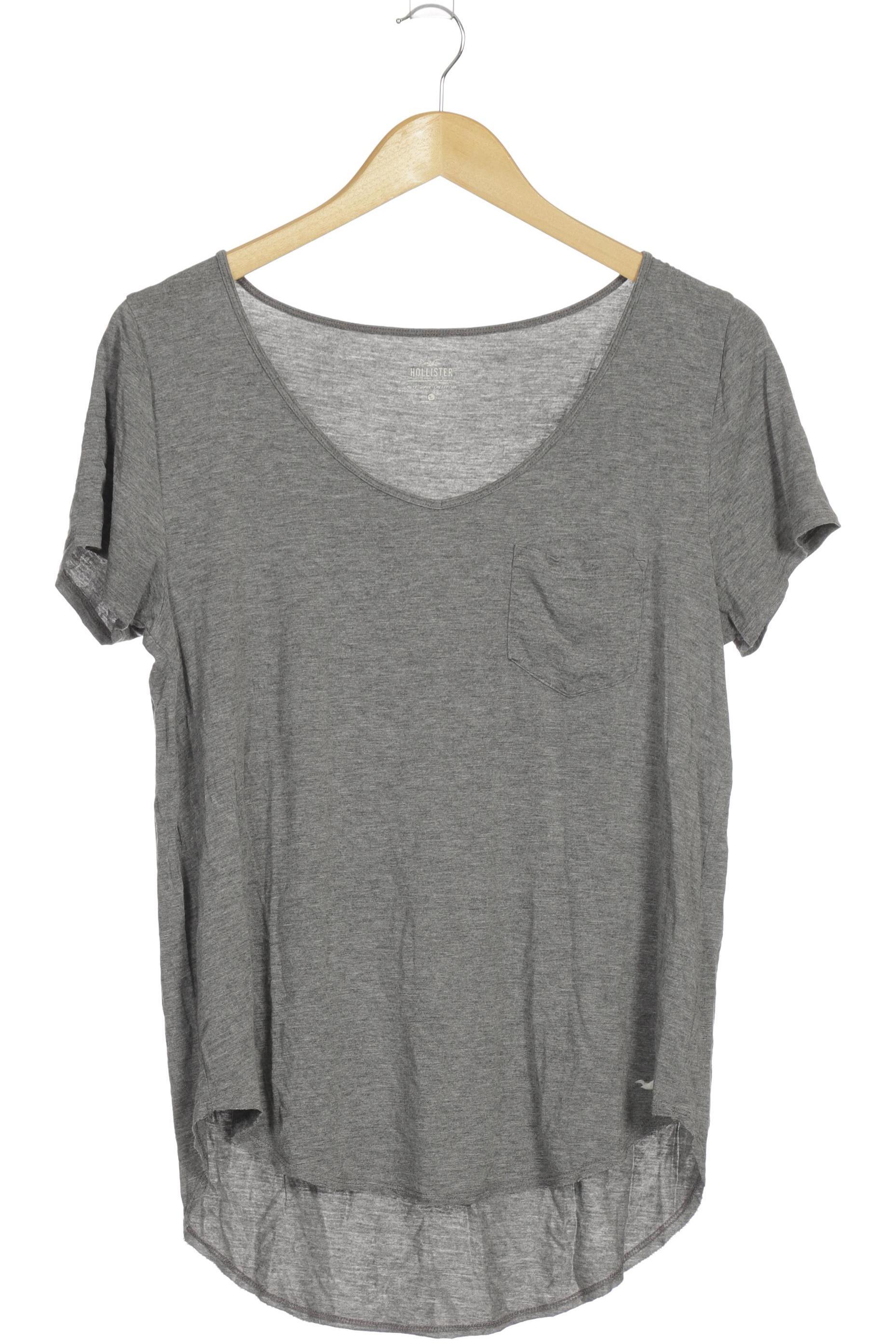 

Hollister Damen T-Shirt, grau, Gr.