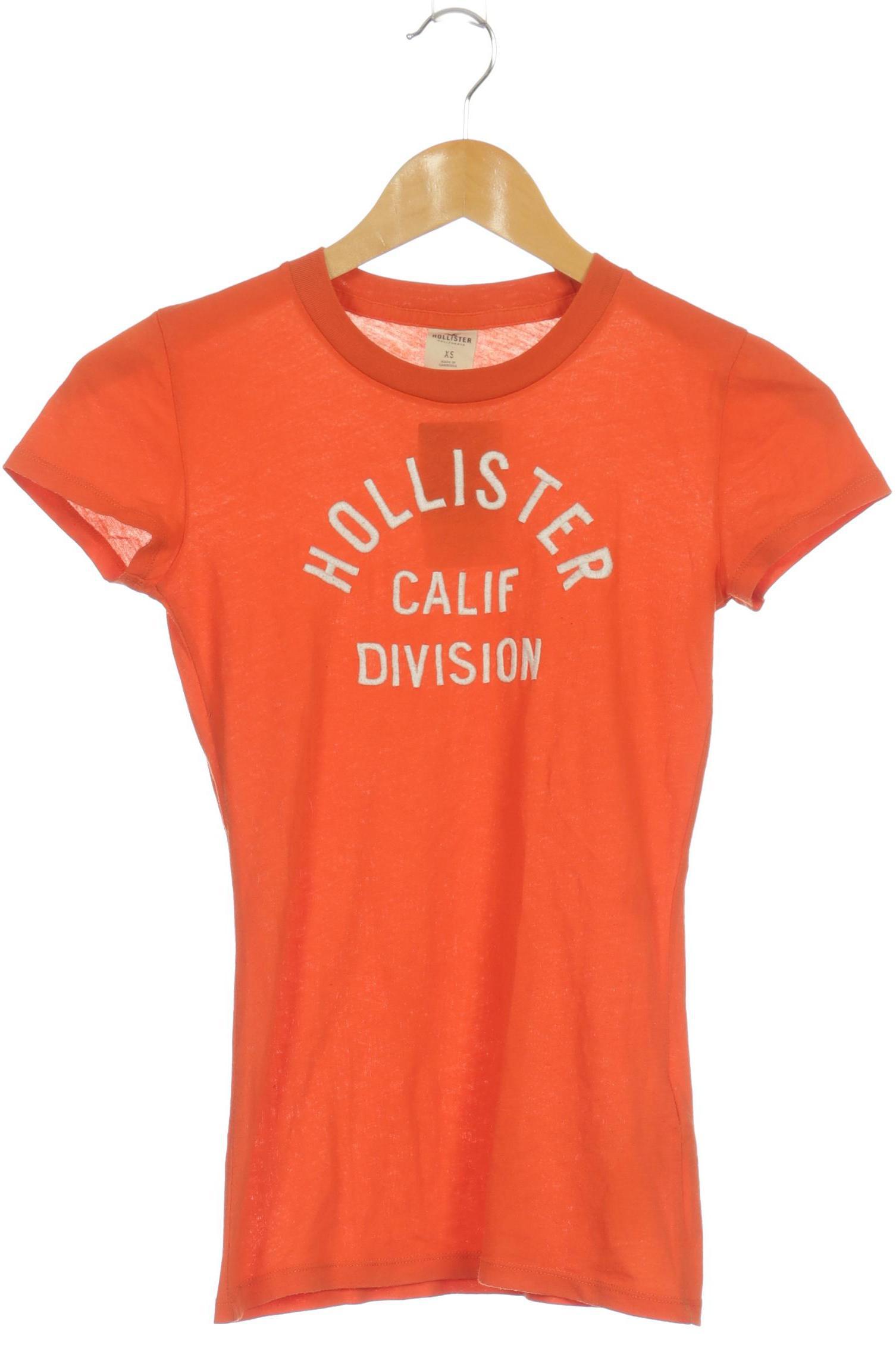 

Hollister Damen T-Shirt, orange, Gr.