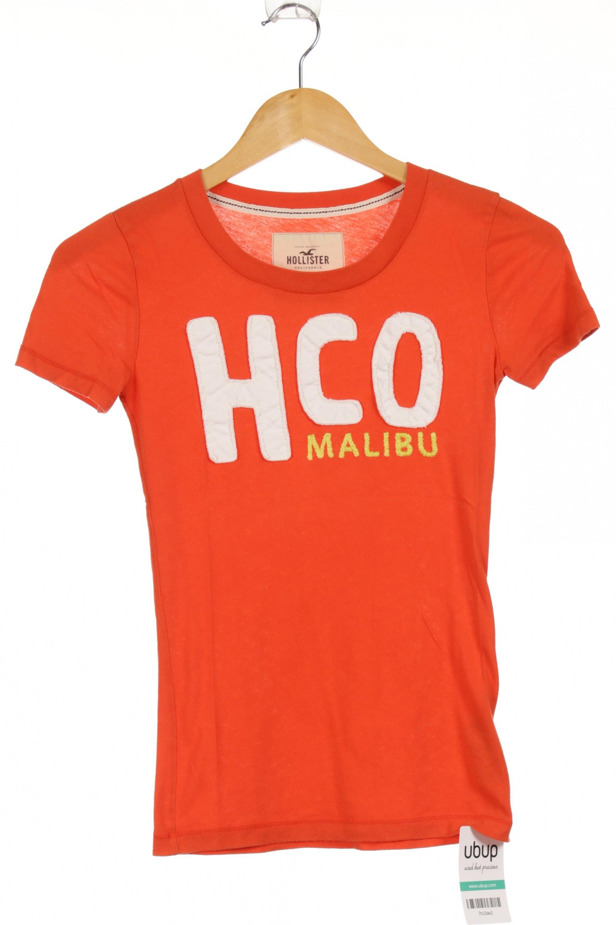 

Hollister Damen T-Shirt, orange, Gr.