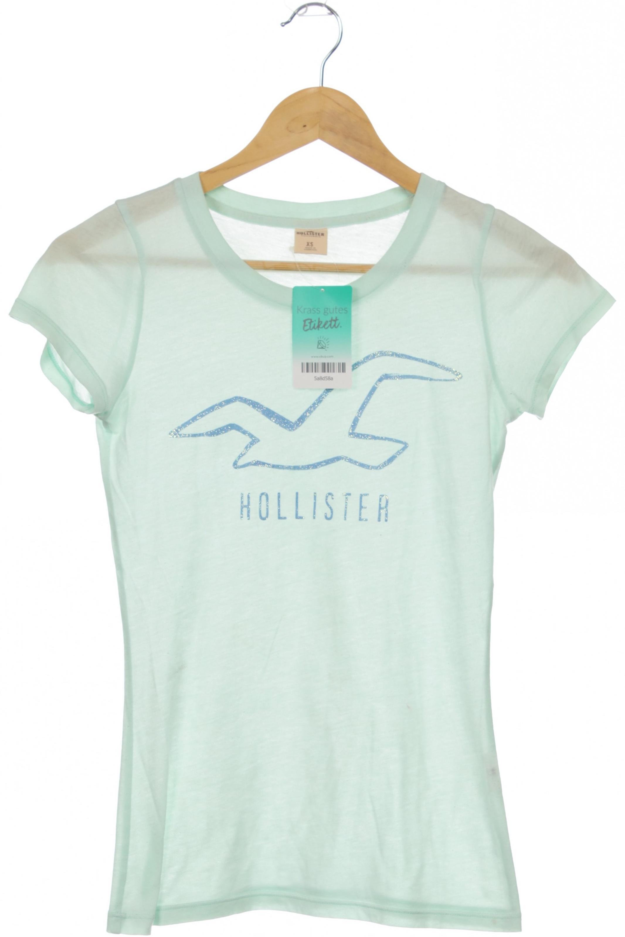 

Hollister Damen T-Shirt, türkis, Gr.