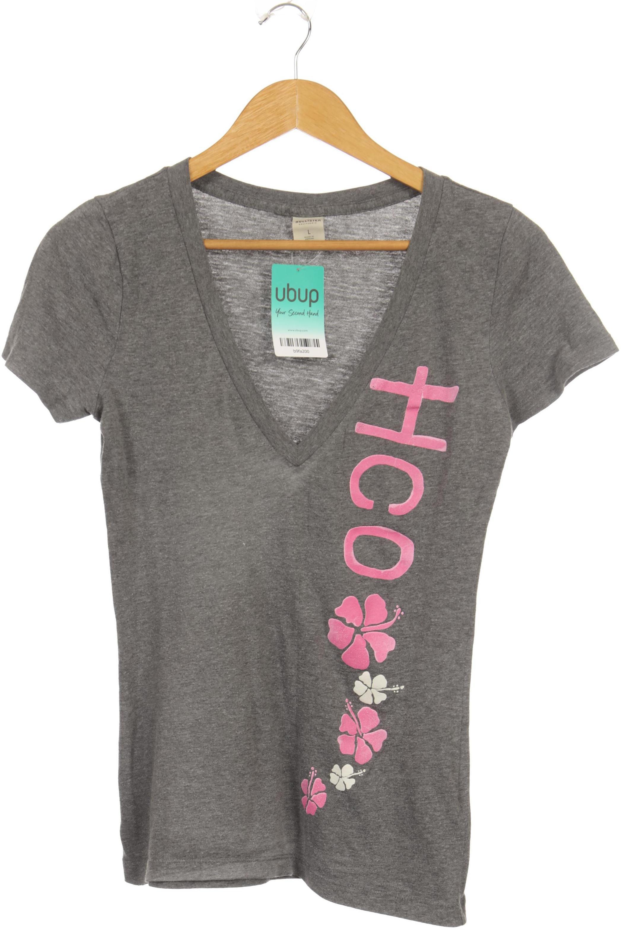 

Hollister Damen T-Shirt, grau, Gr.
