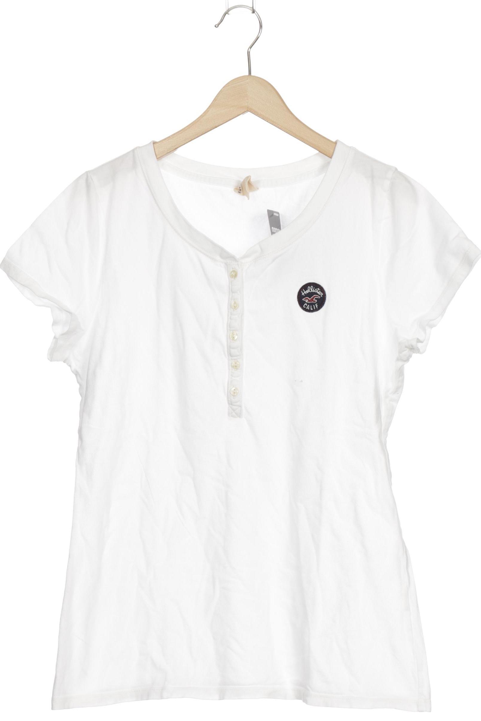 

Hollister Damen T-Shirt, weiß, Gr.