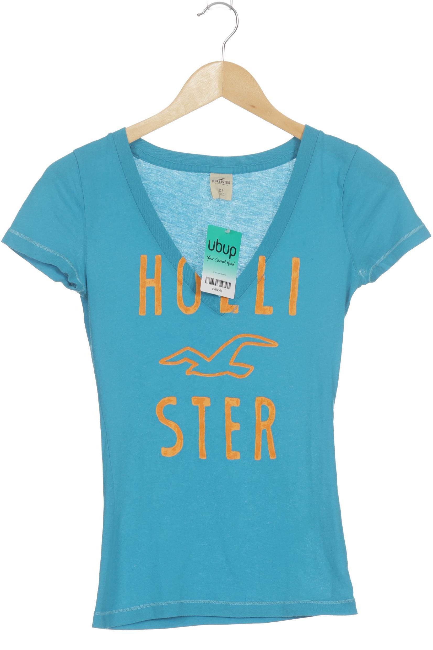 

Hollister Damen T-Shirt, blau, Gr.