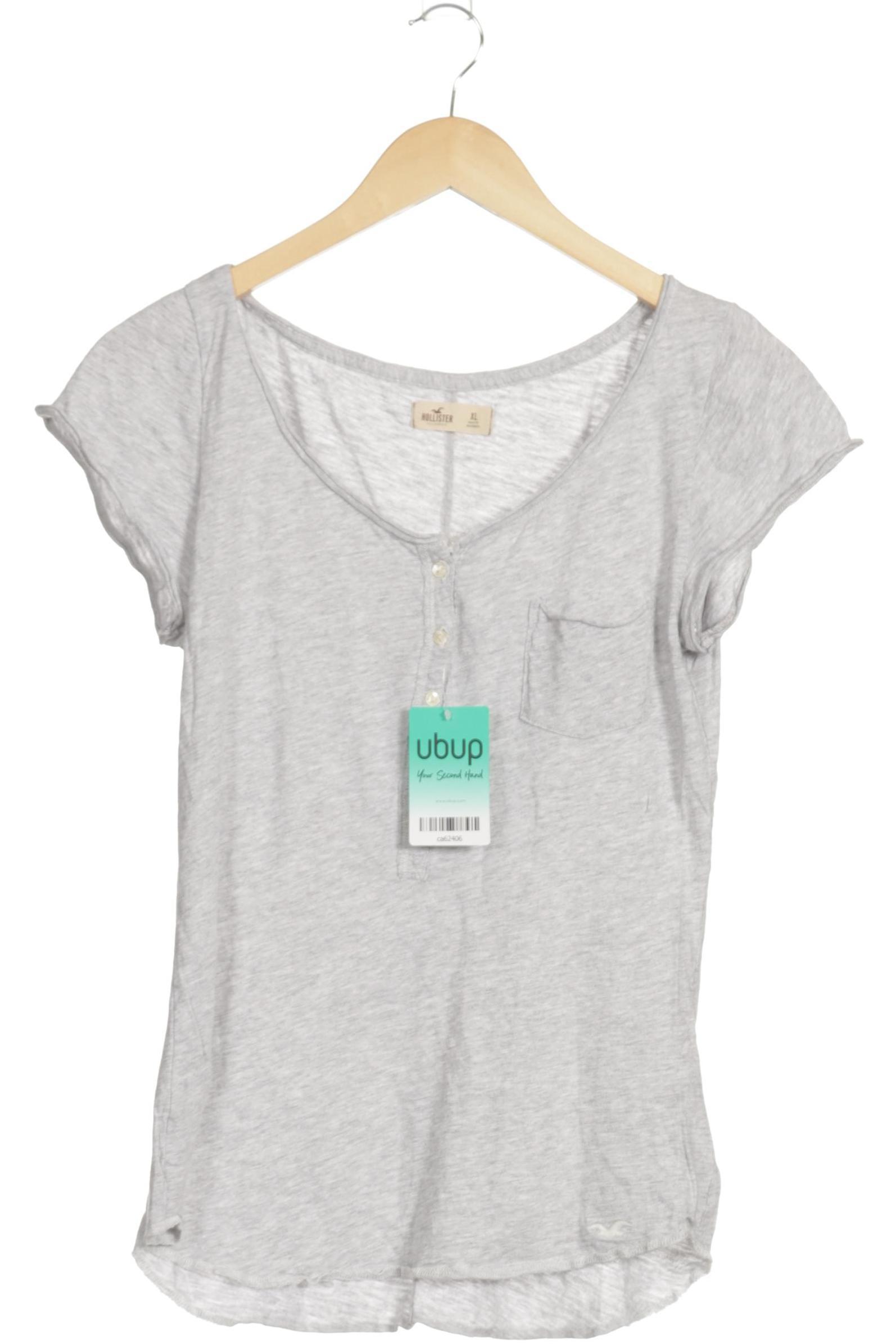 

Hollister Damen T-Shirt, grau, Gr.