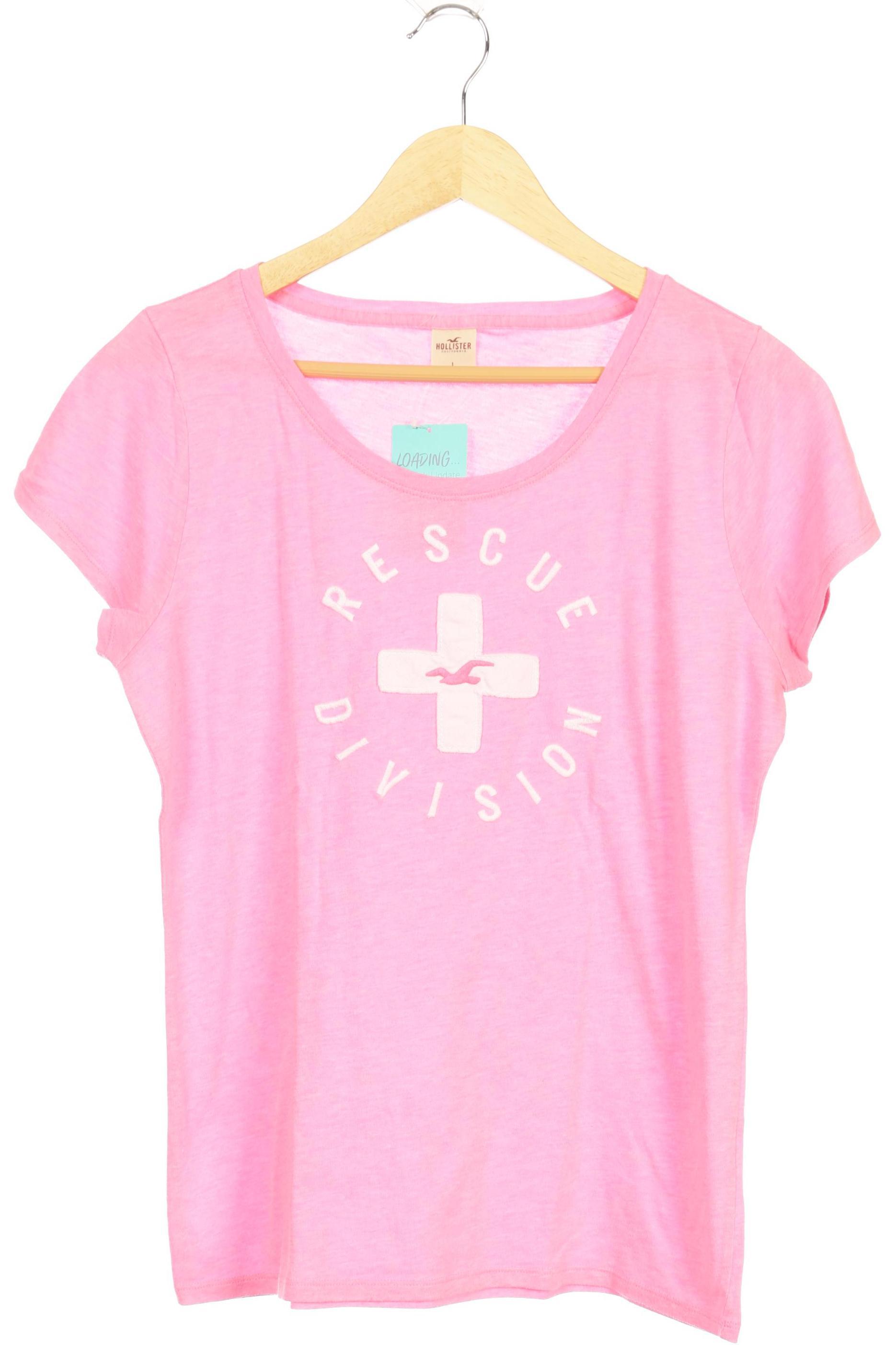 

Hollister Damen T-Shirt, pink, Gr.