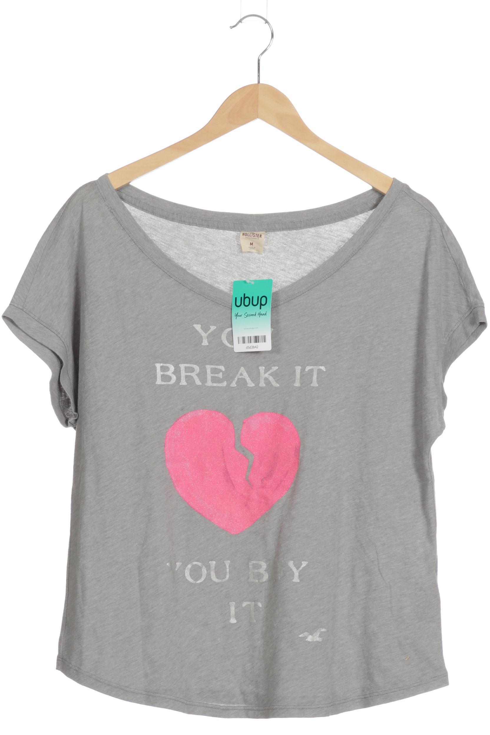 

Hollister Damen T-Shirt, grau, Gr.