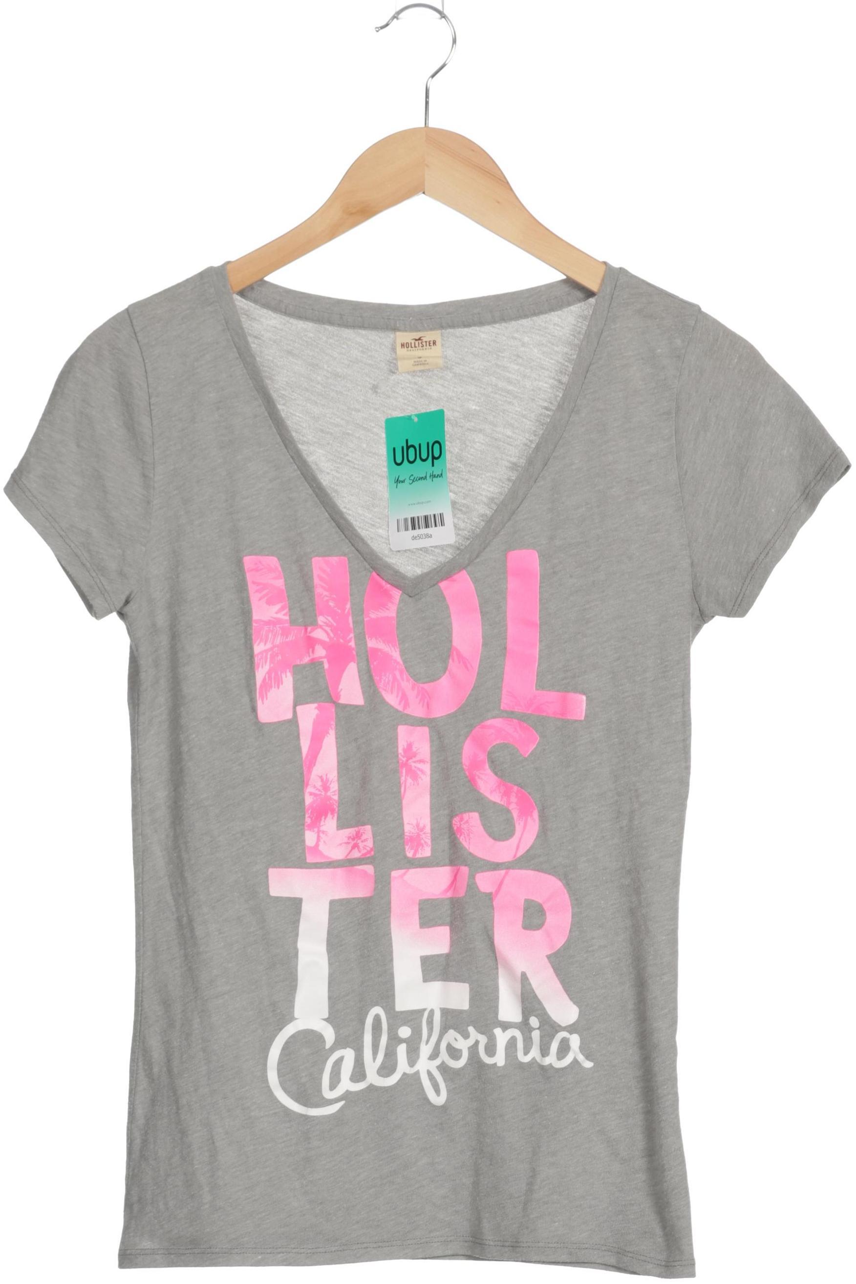 

Hollister Damen T-Shirt, grau, Gr.