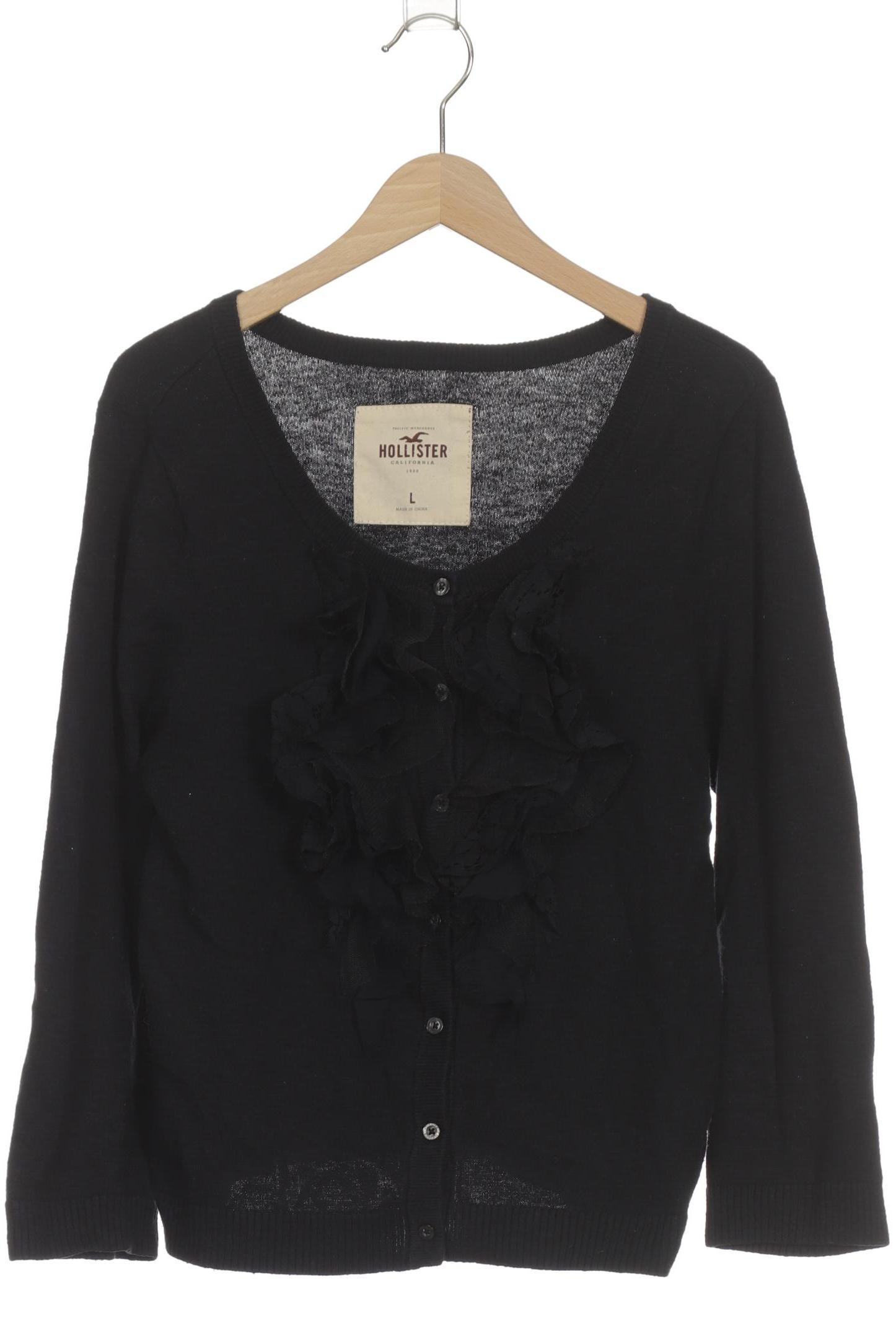 

Hollister Damen Strickjacke, schwarz, Gr.