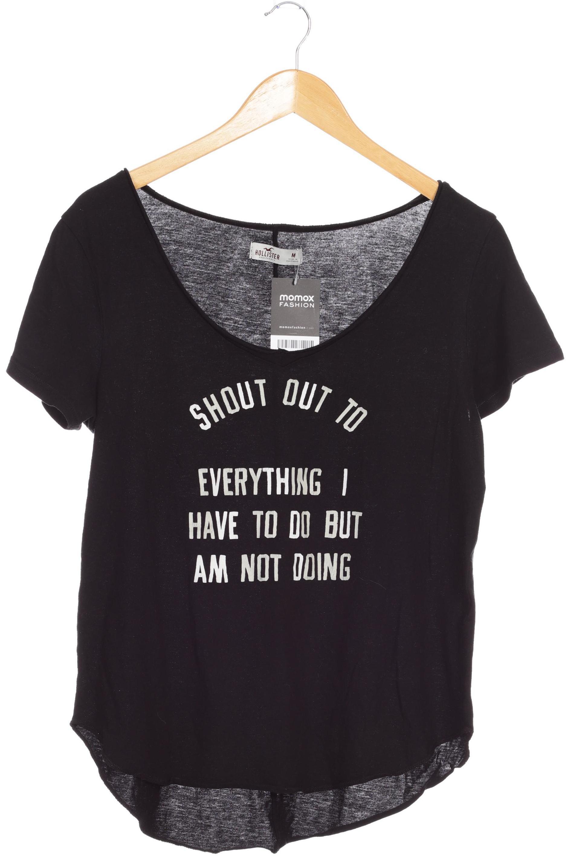 

Hollister Damen T-Shirt, schwarz, Gr.