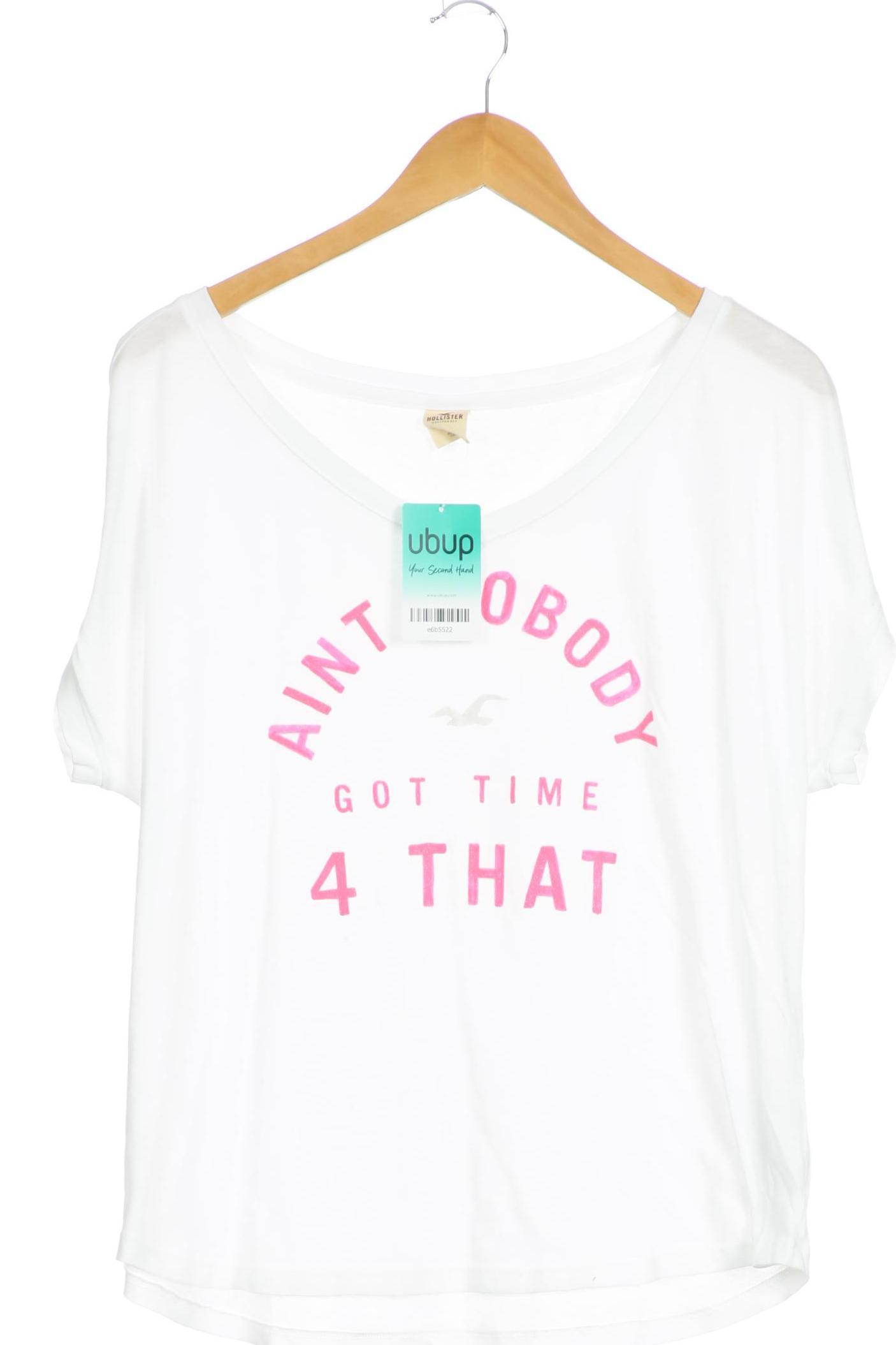 

Hollister Damen T-Shirt, weiß, Gr.