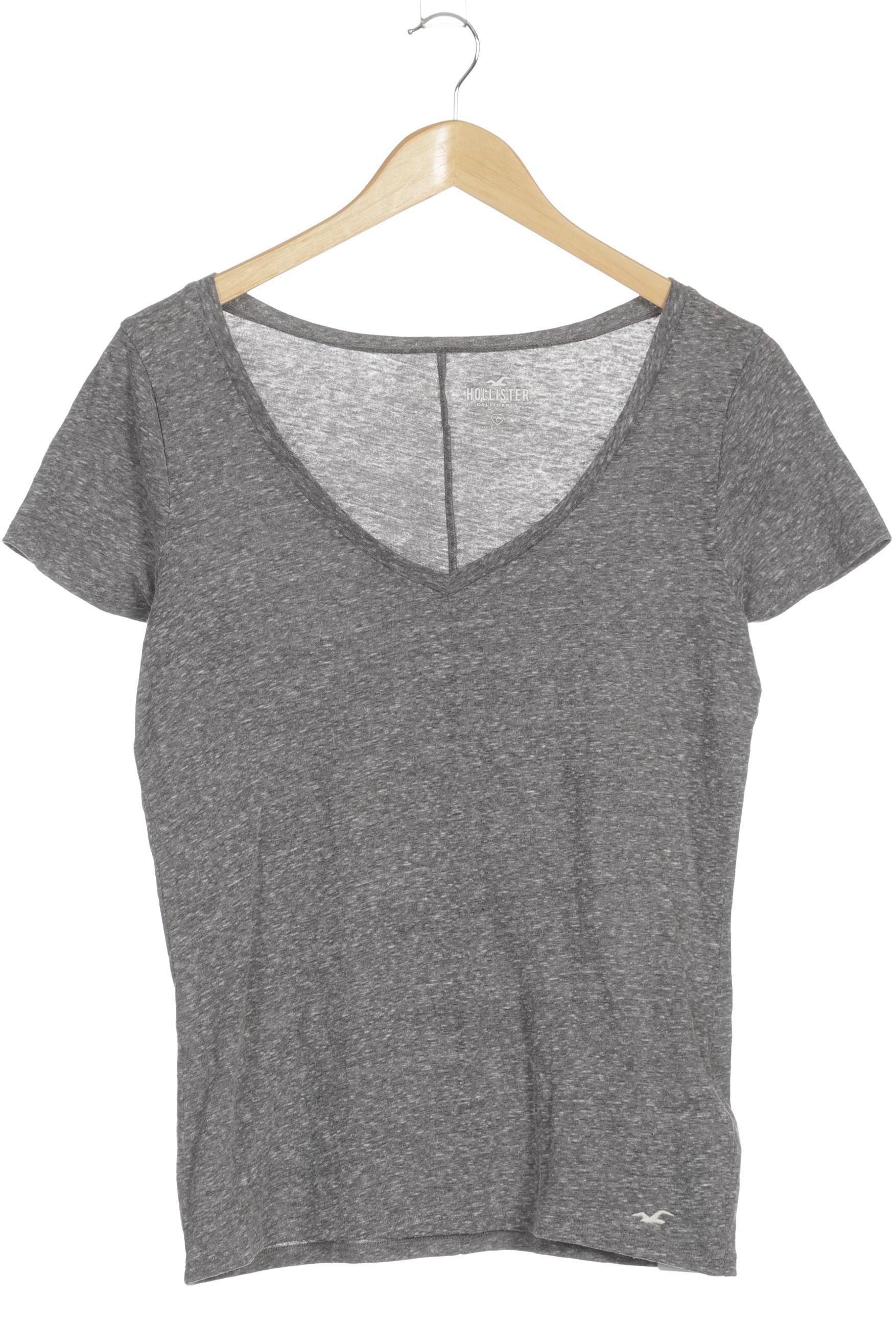 

Hollister Damen T-Shirt, grau, Gr.
