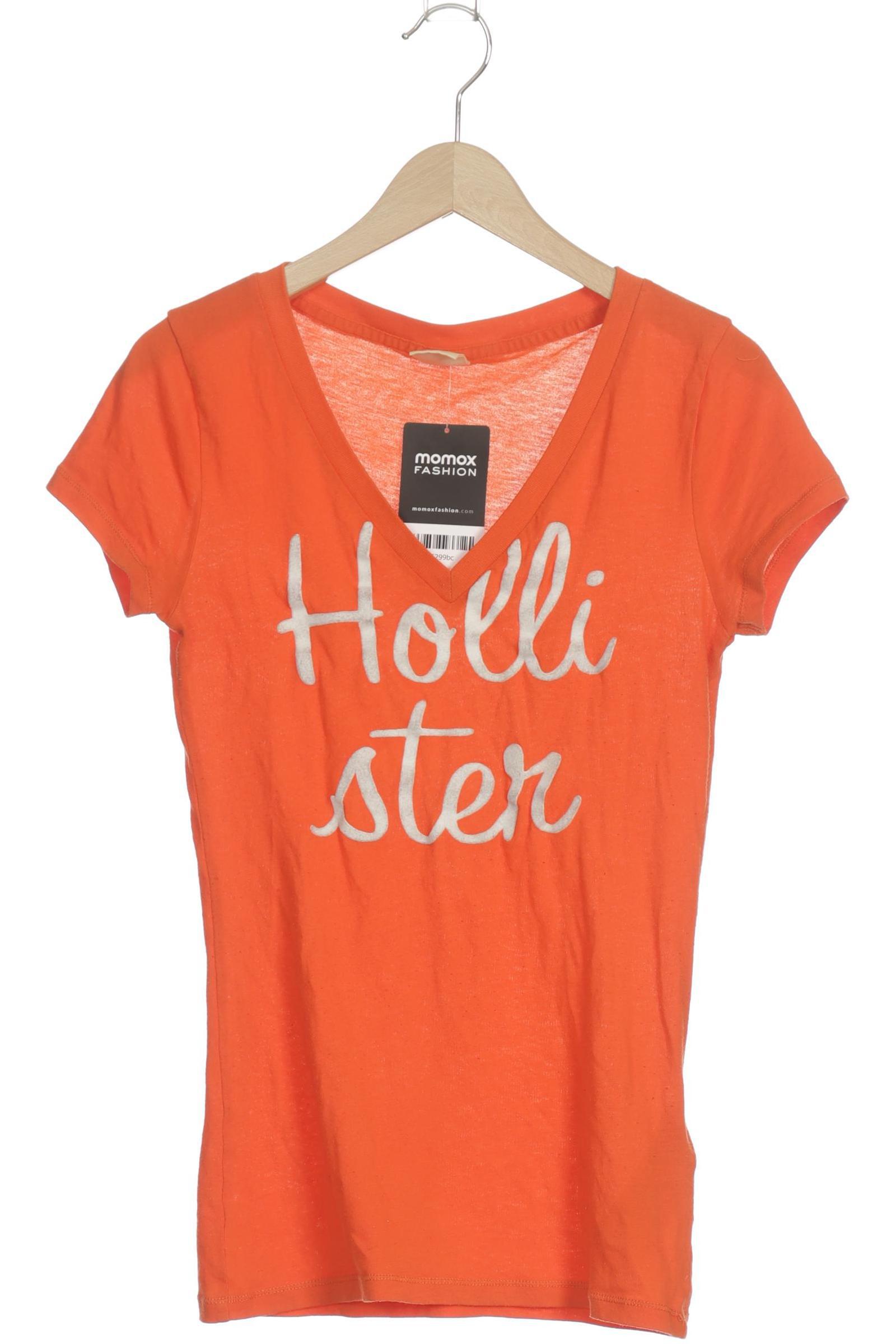 

Hollister Damen T-Shirt, orange, Gr.