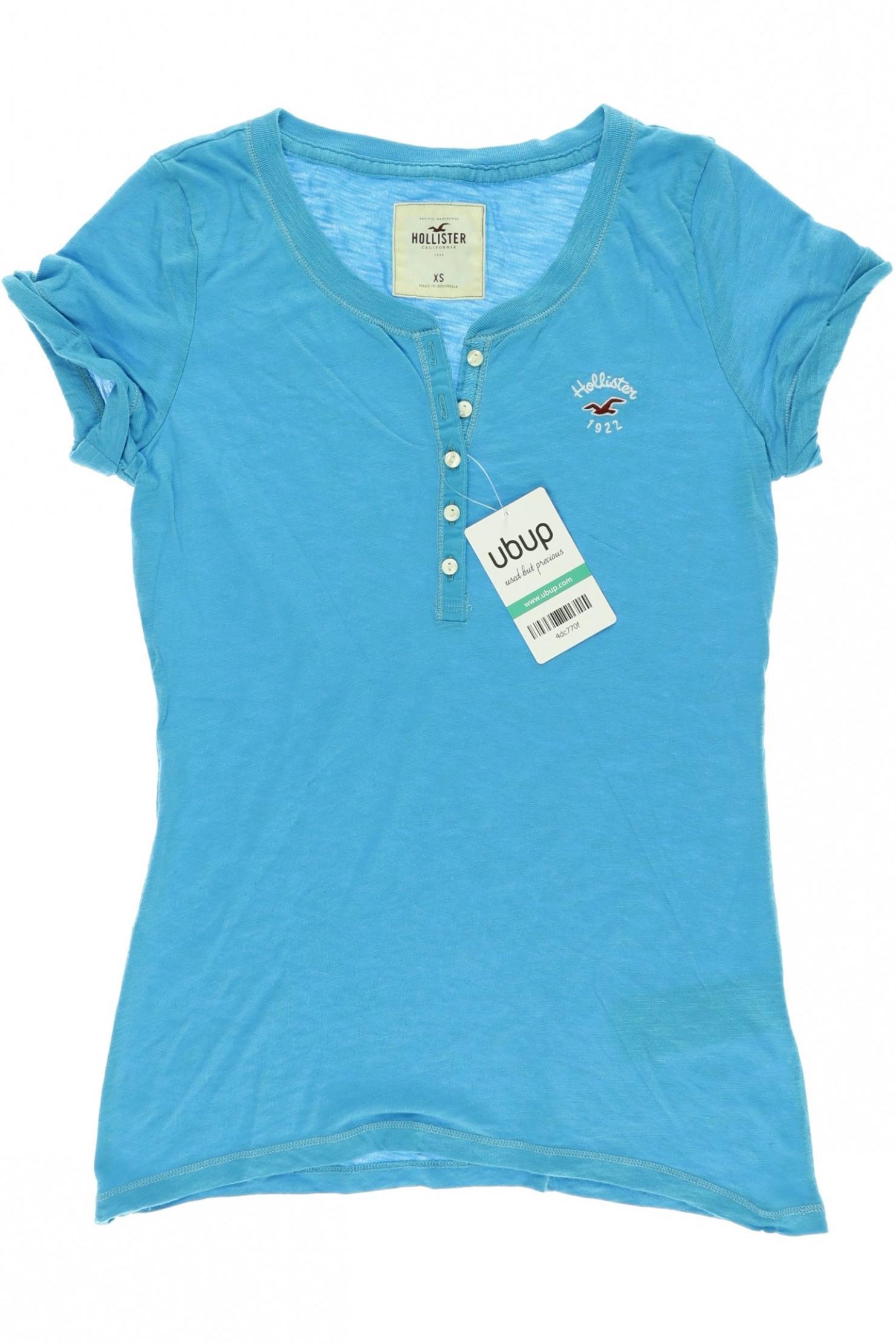 

Hollister Damen T-Shirt, blau, Gr.