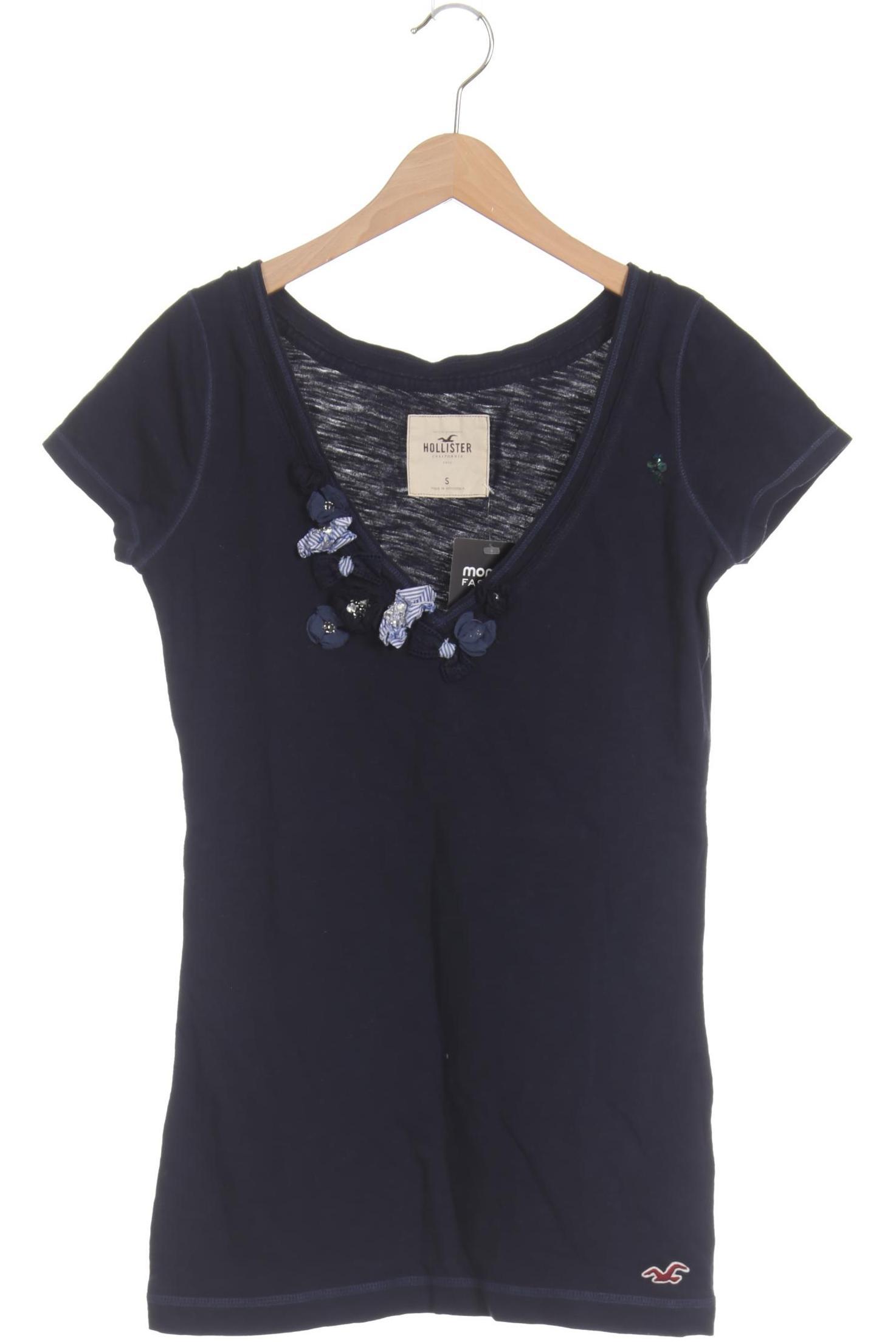 

Hollister Damen T-Shirt, blau, Gr.