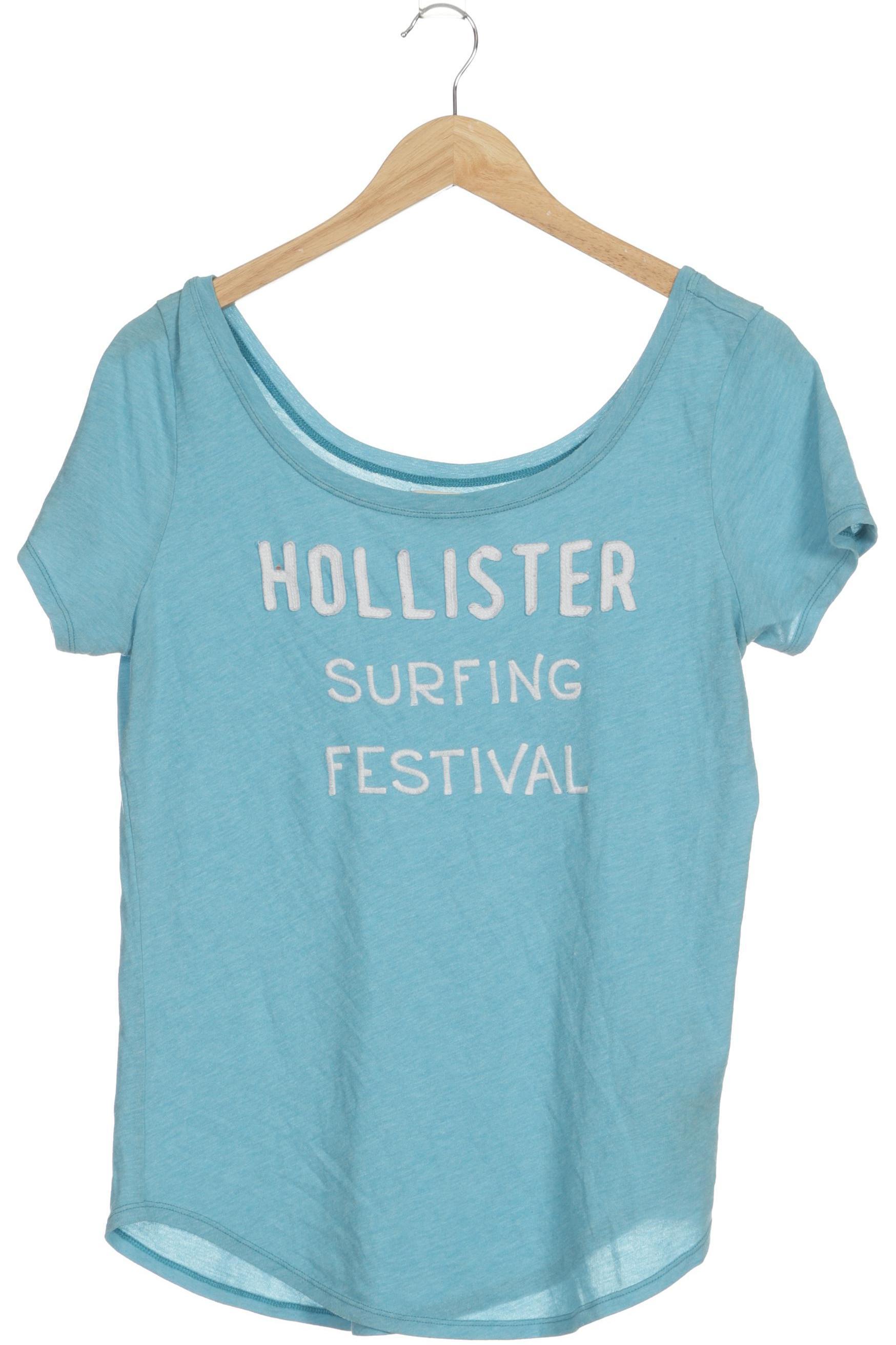 

Hollister Damen T-Shirt, türkis, Gr.