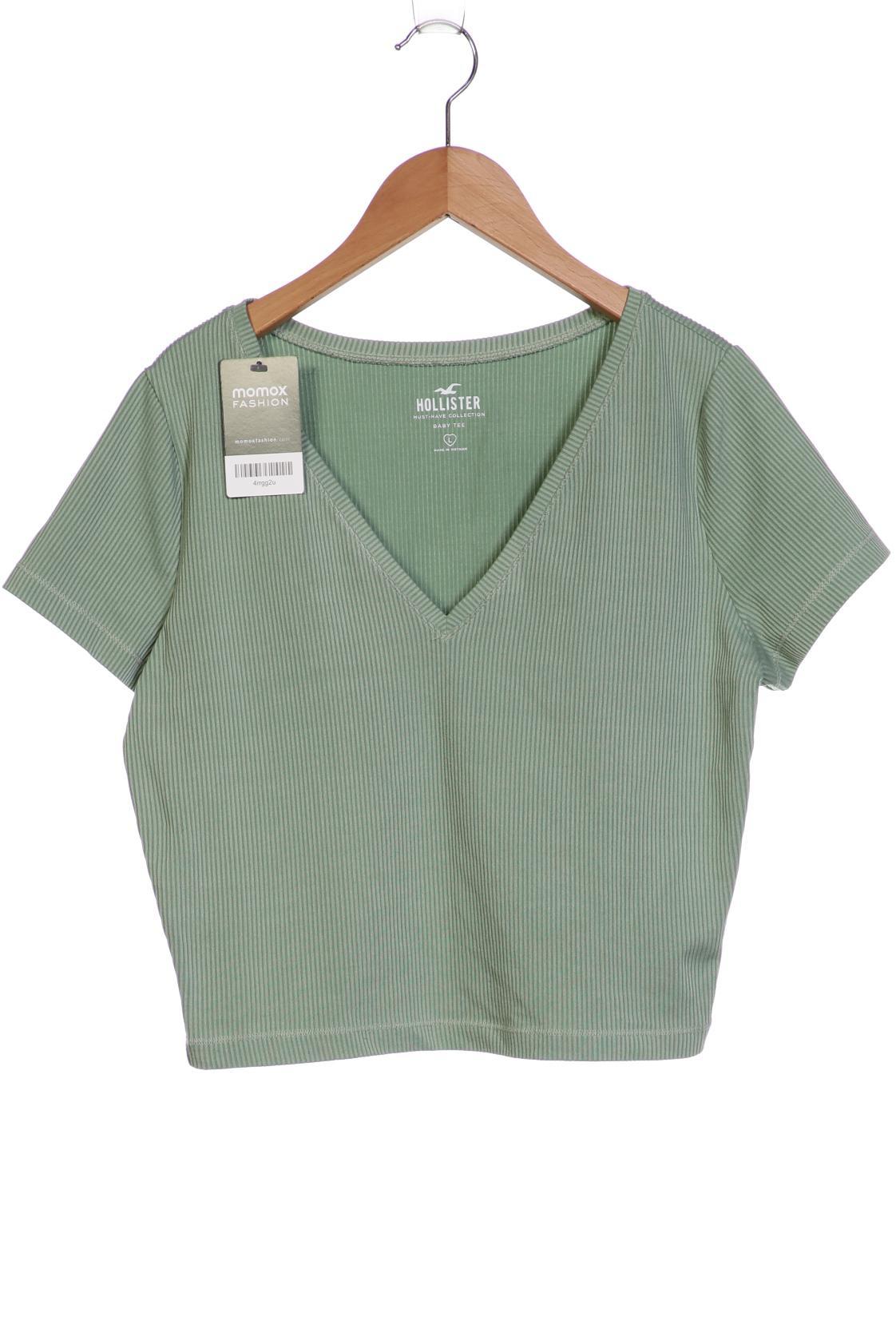 

Hollister Damen T-Shirt, grün, Gr. 42