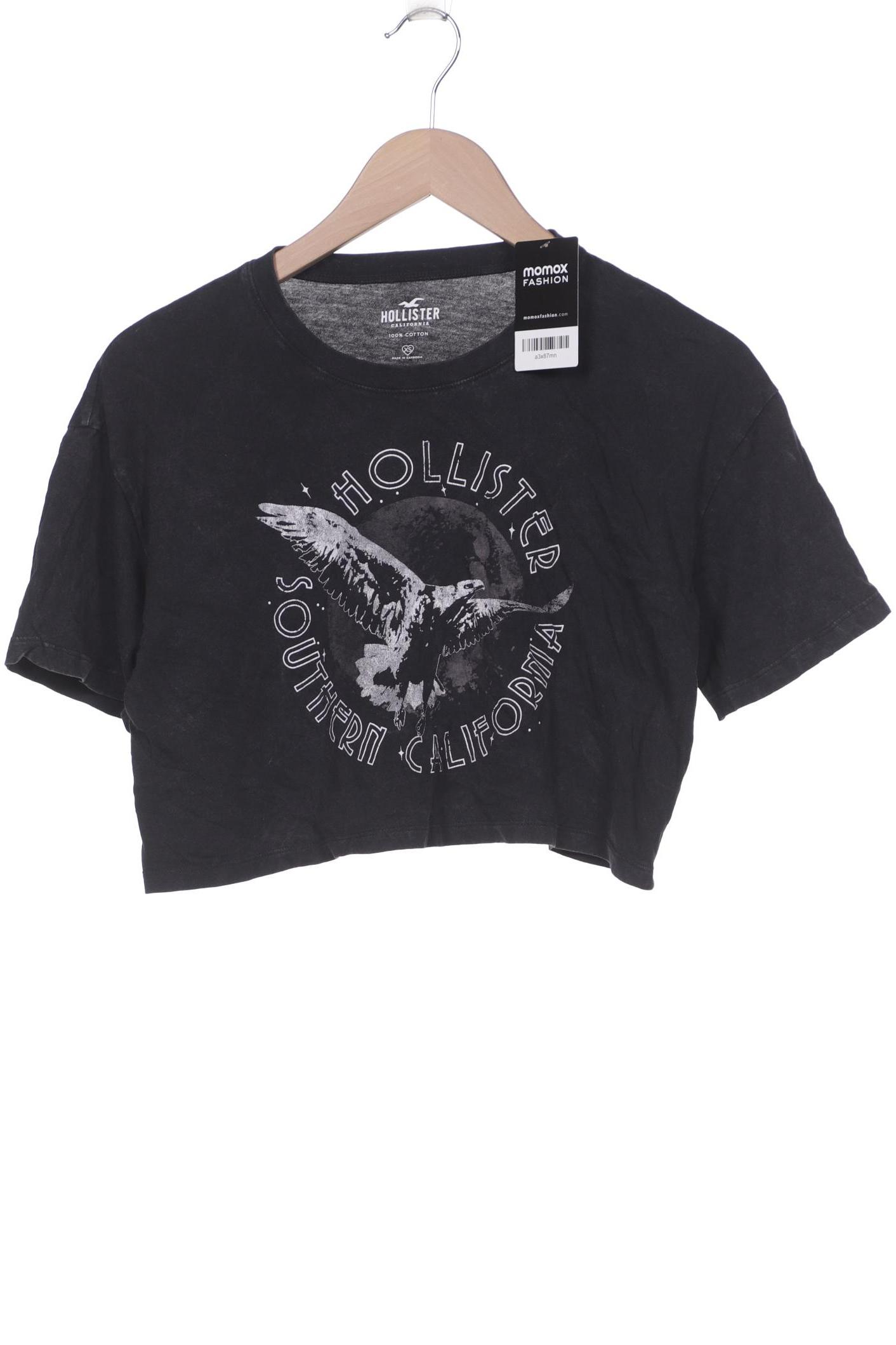 

Hollister Damen T-Shirt, schwarz, Gr. 34