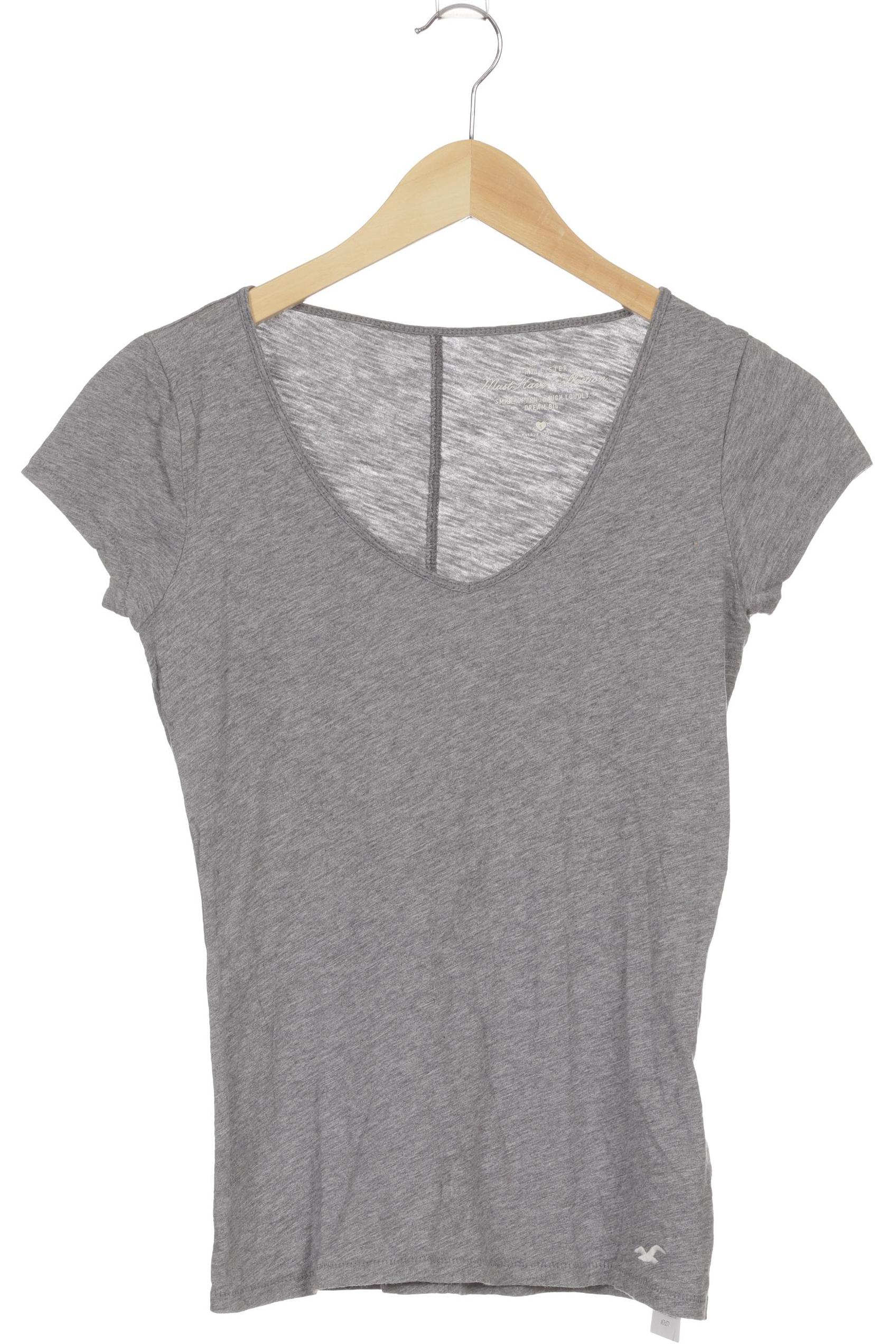 

Hollister Damen T-Shirt, grau, Gr.