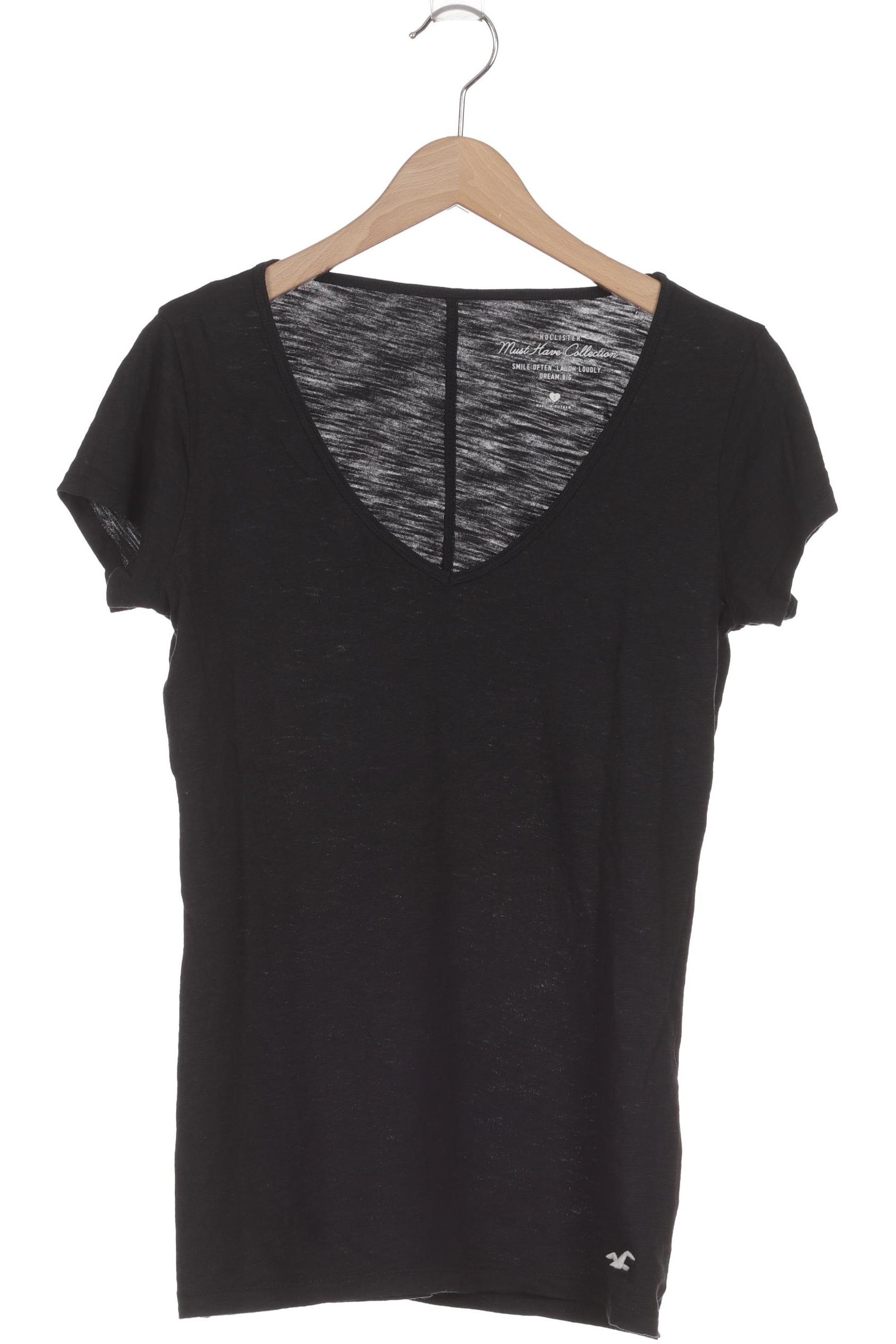 

Hollister Damen T-Shirt, schwarz, Gr.