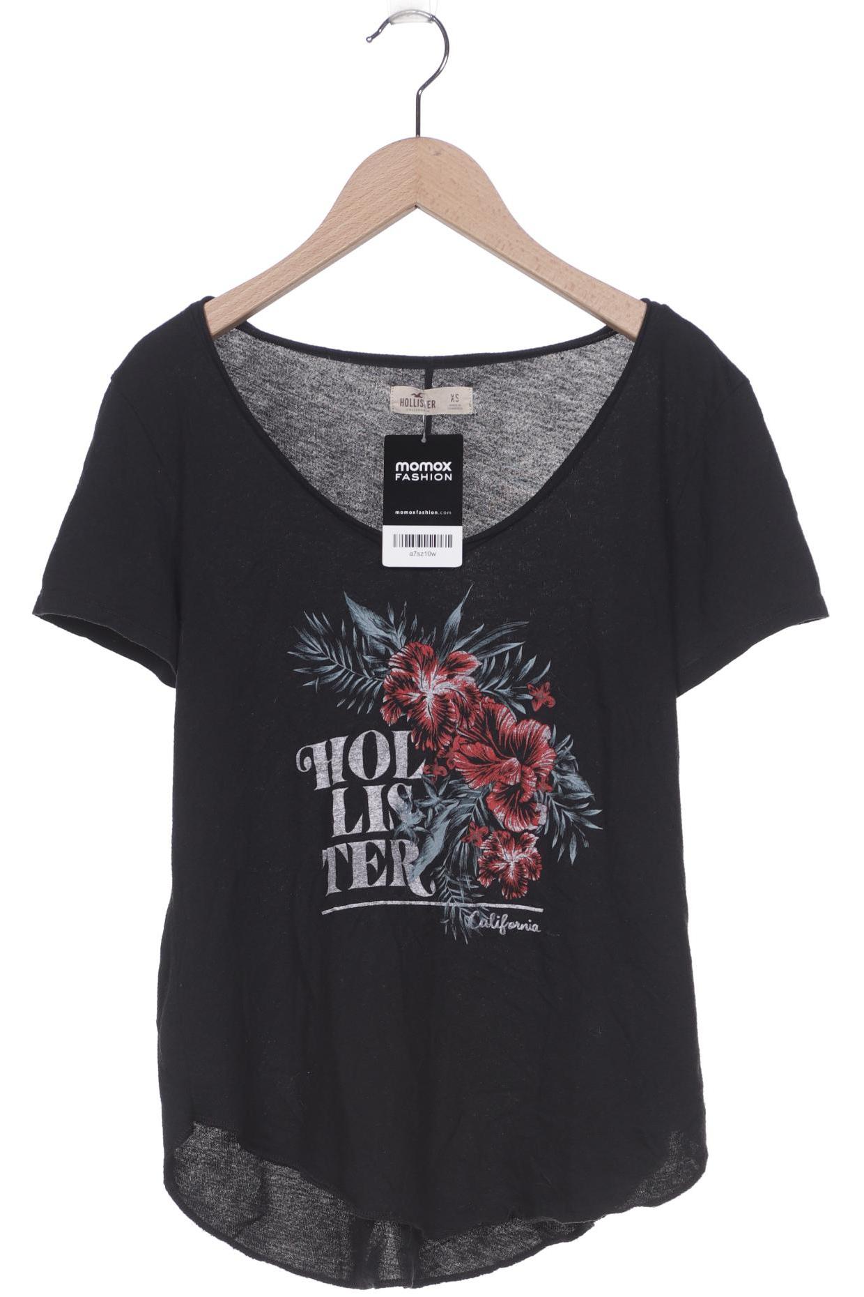 

Hollister Damen T-Shirt, schwarz, Gr. 34