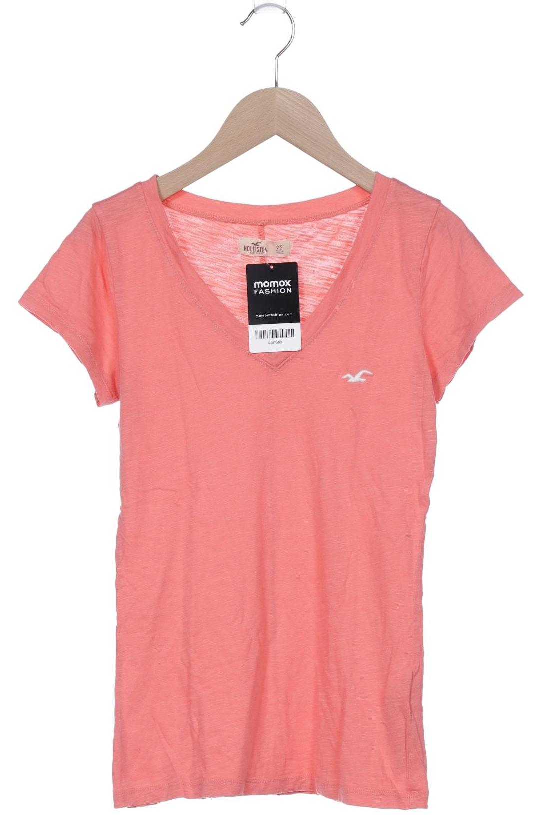

Hollister Damen T-Shirt, orange, Gr. 34
