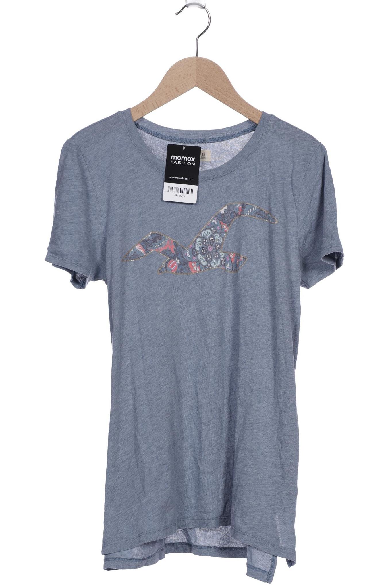 

Hollister Damen T-Shirt, hellblau, Gr. 34