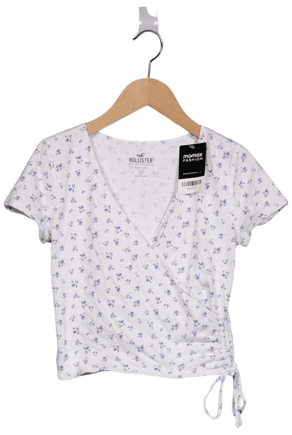 

Hollister Damen T-Shirt, weiß, Gr. 36