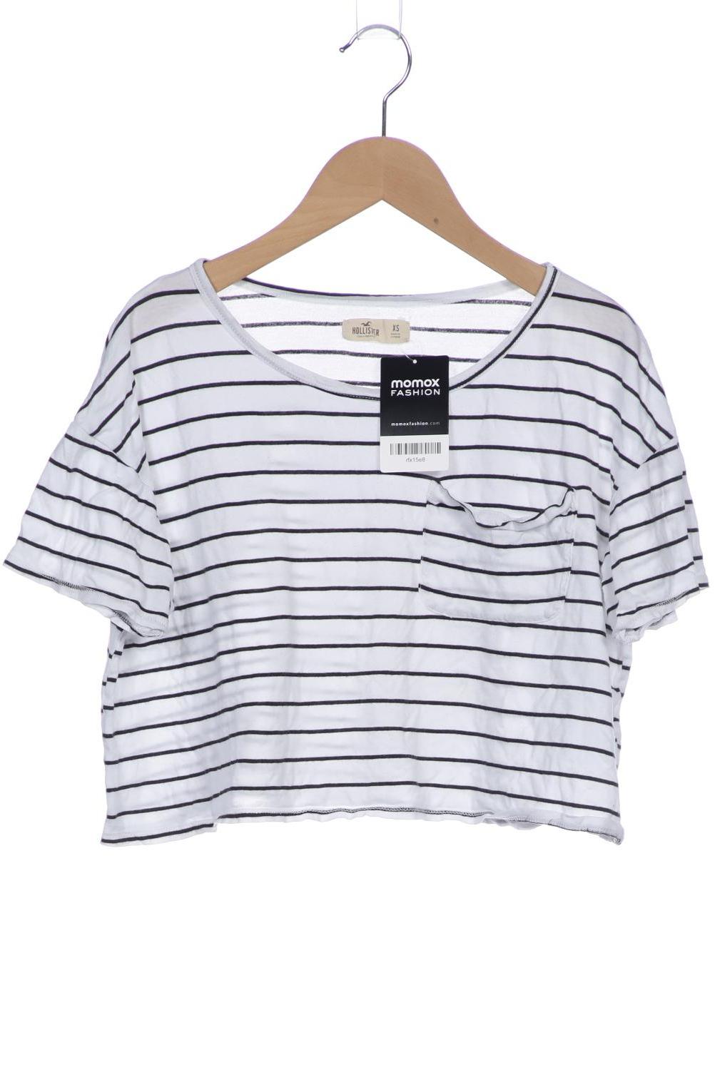 

Hollister Damen T-Shirt, weiß, Gr. 34