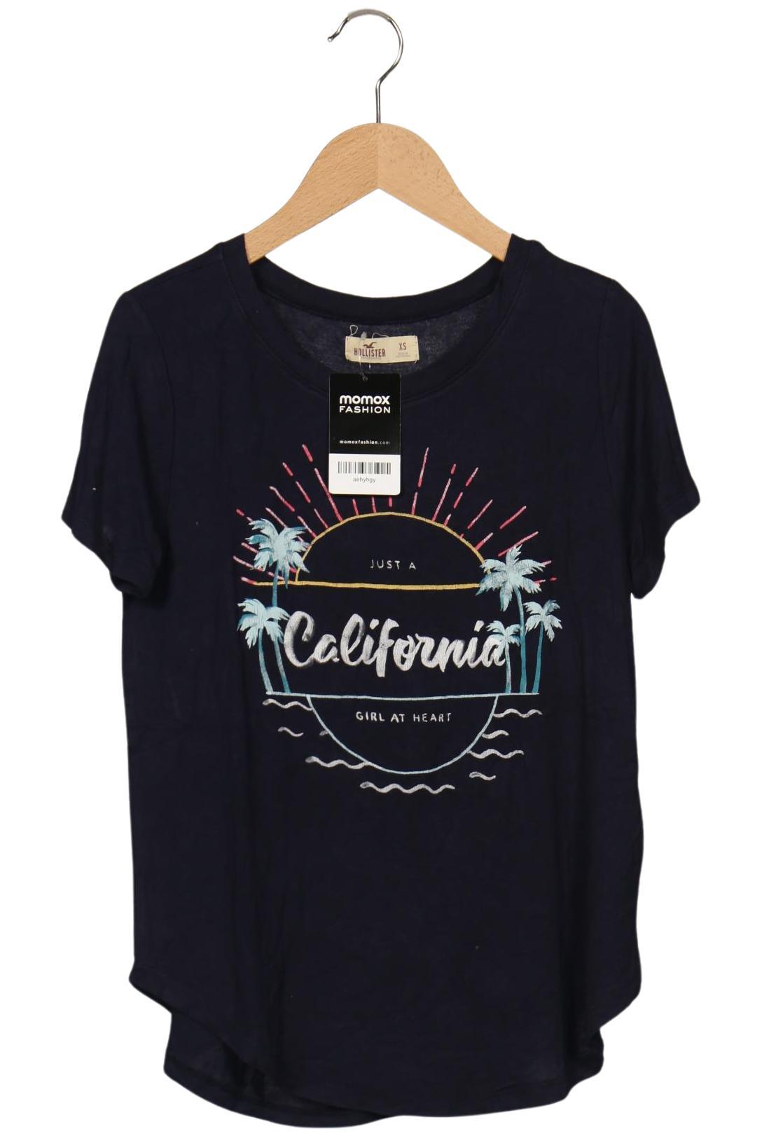 

Hollister Damen T-Shirt, marineblau, Gr. 34