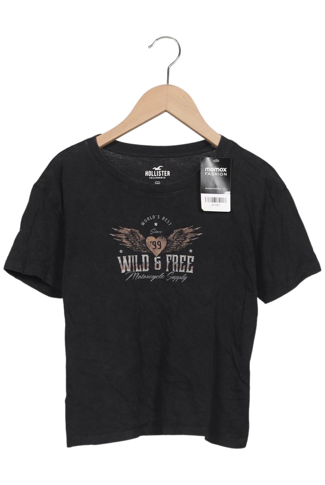 

Hollister Damen T-Shirt, schwarz, Gr. 32